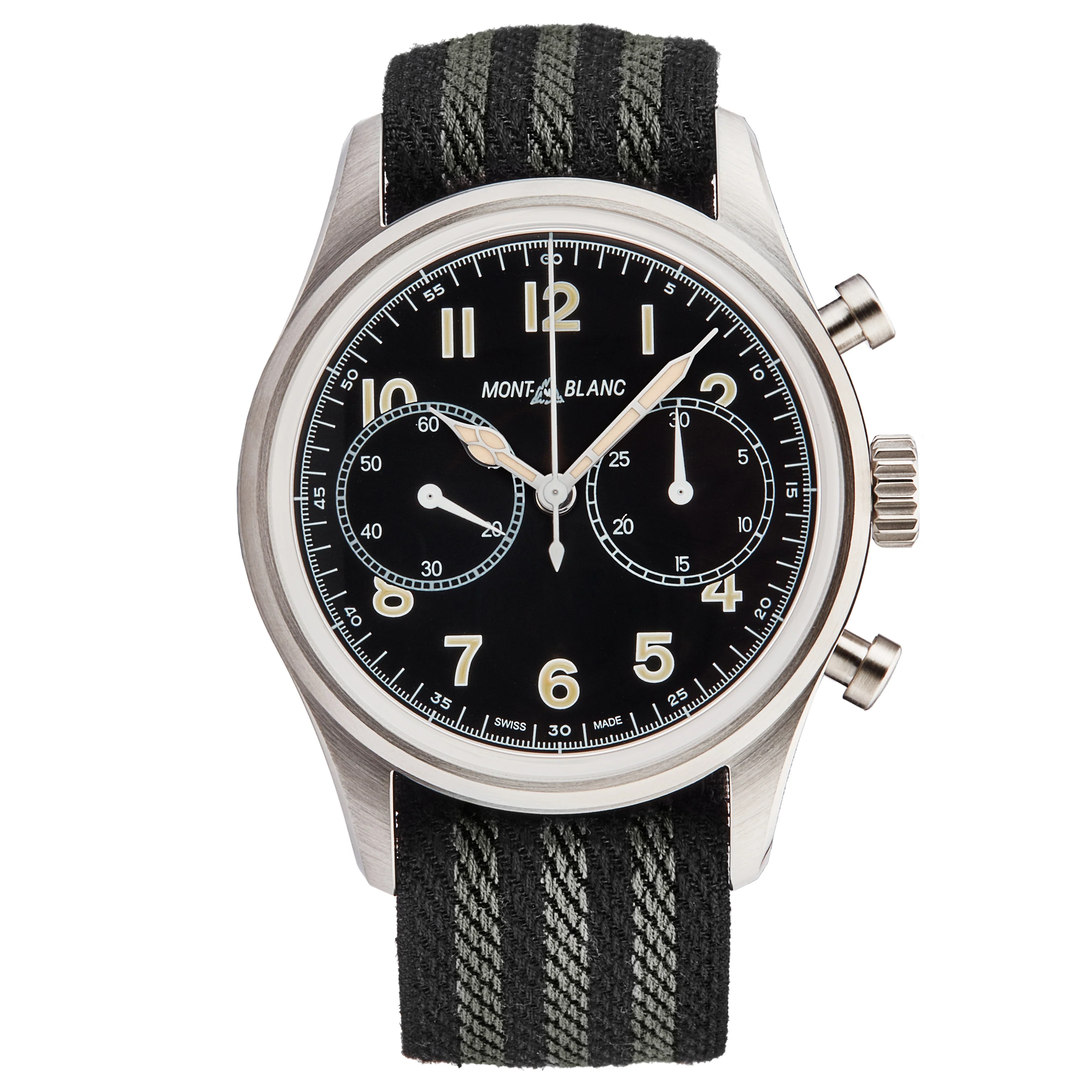 1858 Automtc 117835 / Black | Black Dial