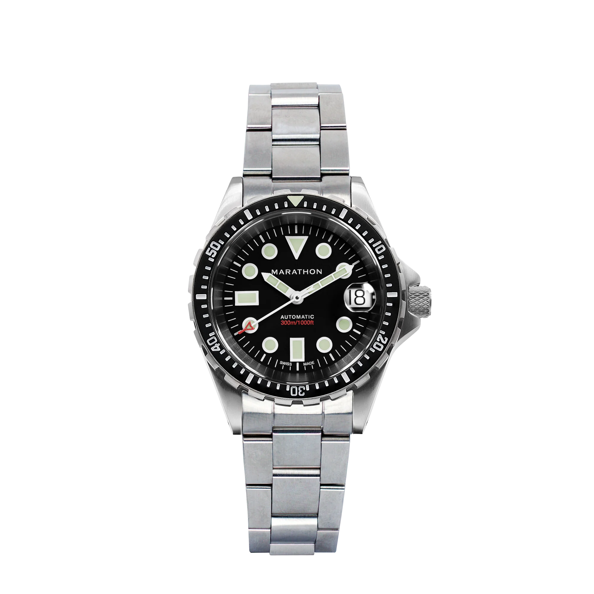 36mm OSAR-D 36mm Original SAR w/ Date with Stainless Steel Bracelet (OSAR-D) Black Dial - Image 3