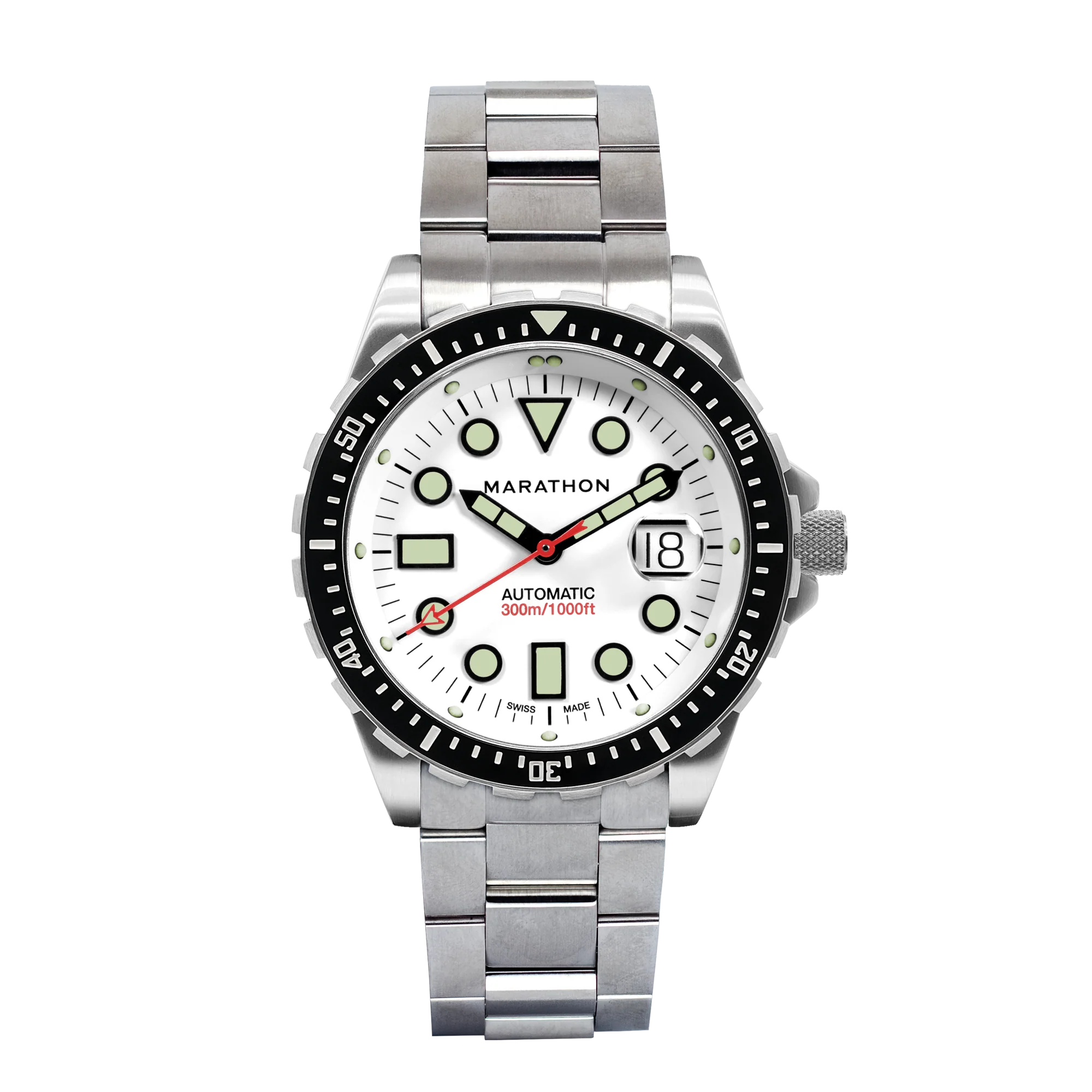 46mm OSAR-D ARCTIC EDITION 46mm Original SAR w/ Date with Stainless Steel Bracelet (OSAR-D) ARCTIC EDITION White Dial