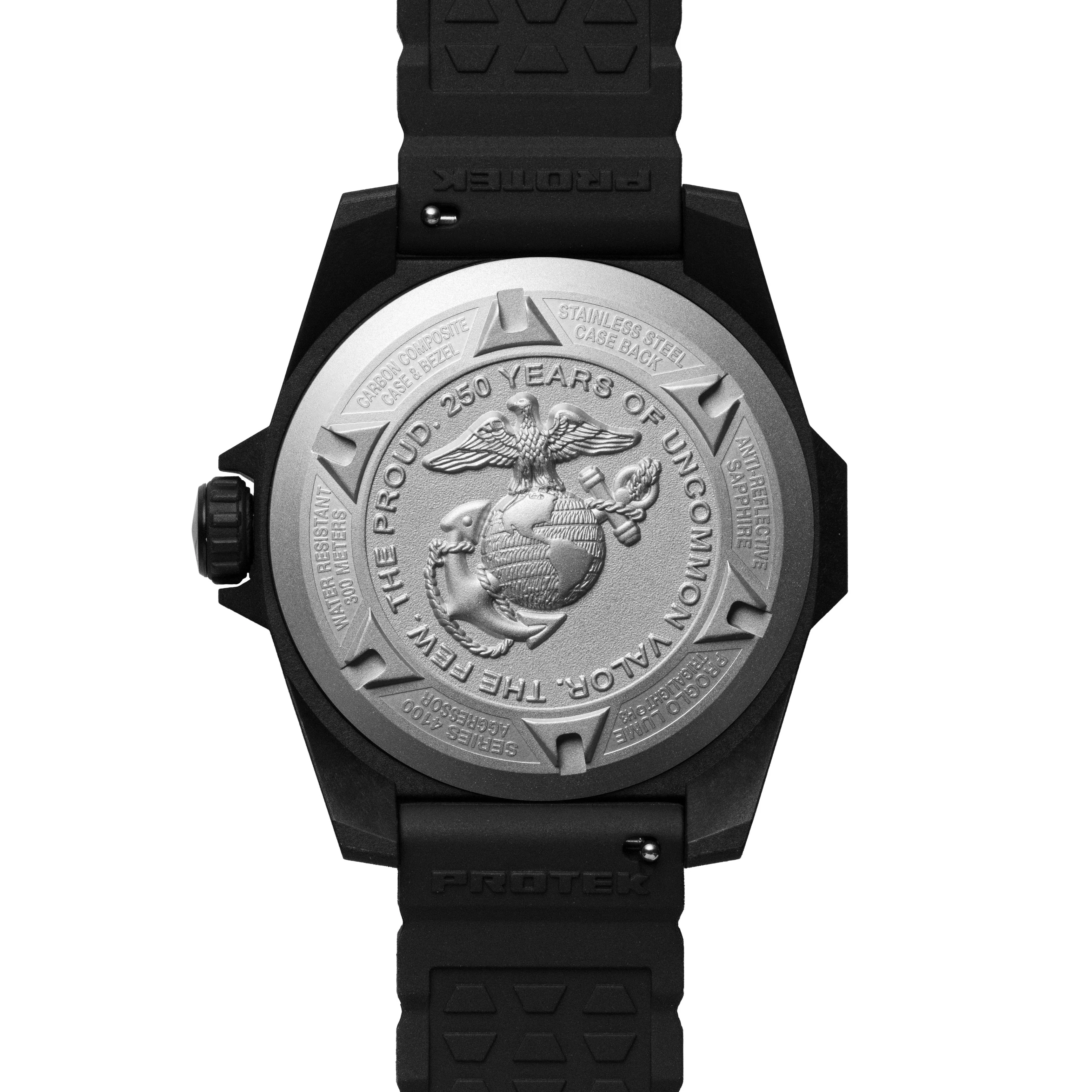 AGGRESSOR 4100 DIVE SEMPER FIDELIS SERIES Carbon/Black/Charcoal | Black Dial - Image 3