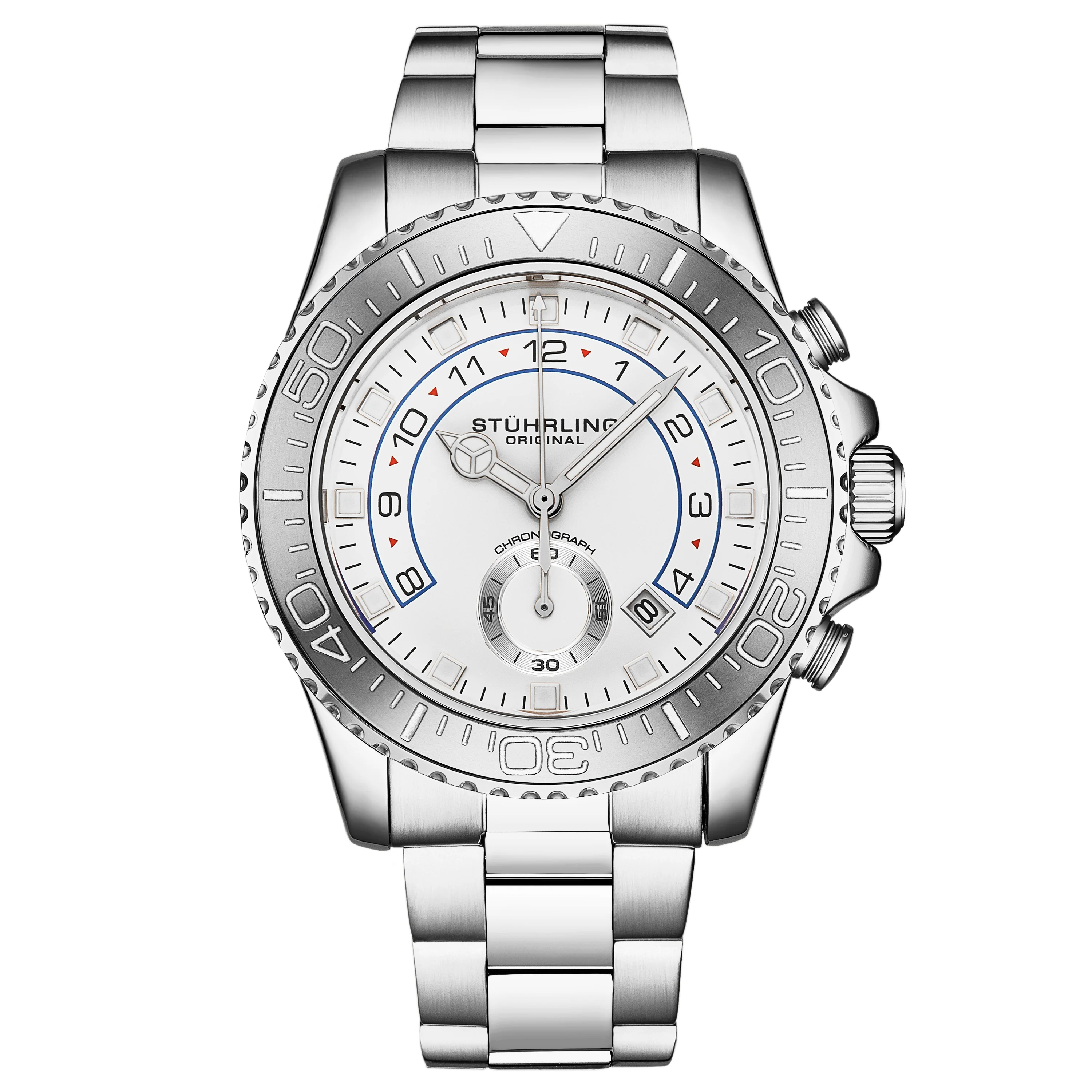 Aquadiver 3966 Silver/Stainless Steel | White Dial