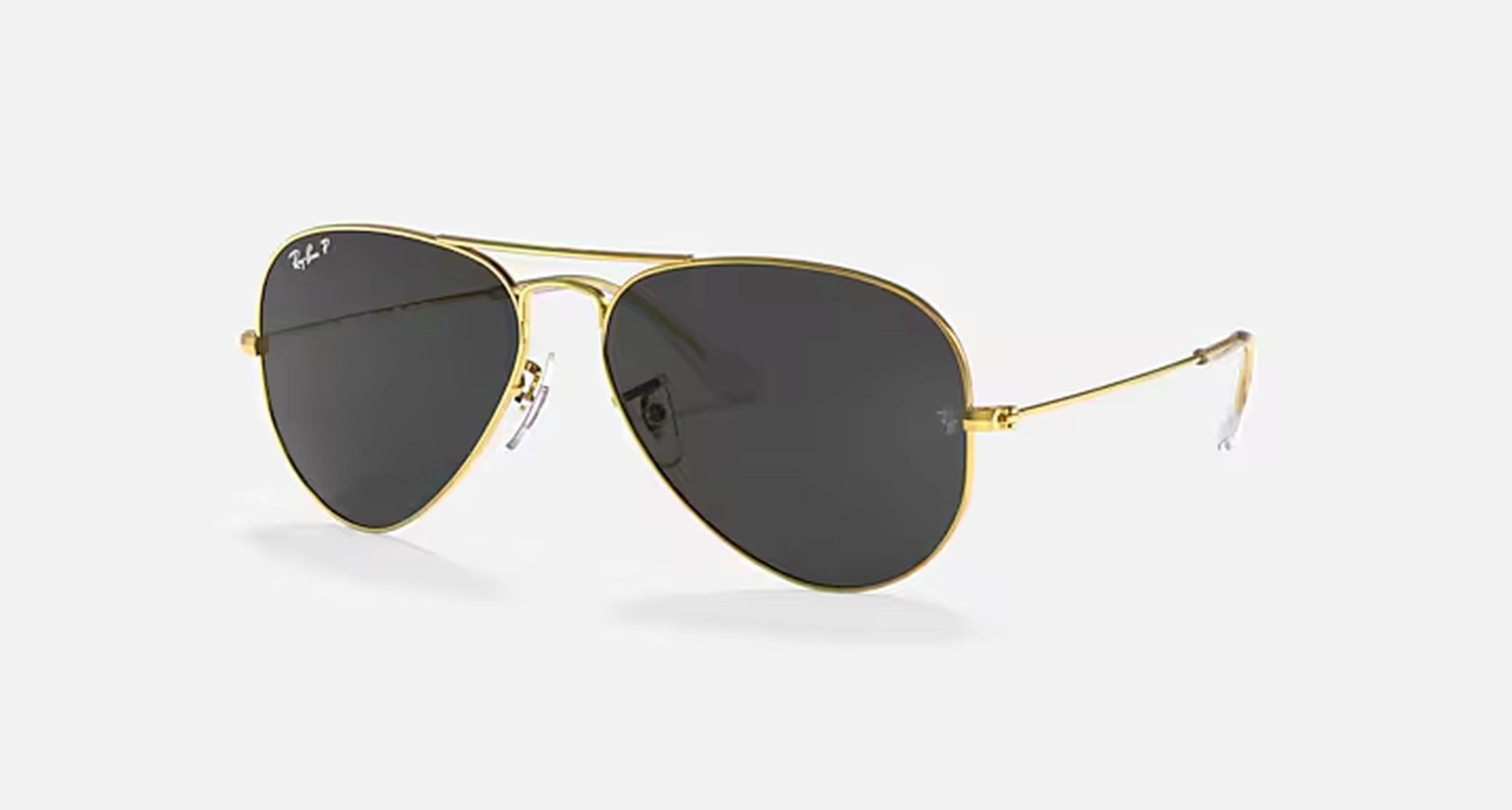 AVIATOR CLASSIC MENS / POLISHED GOLD - BLACK | Dial