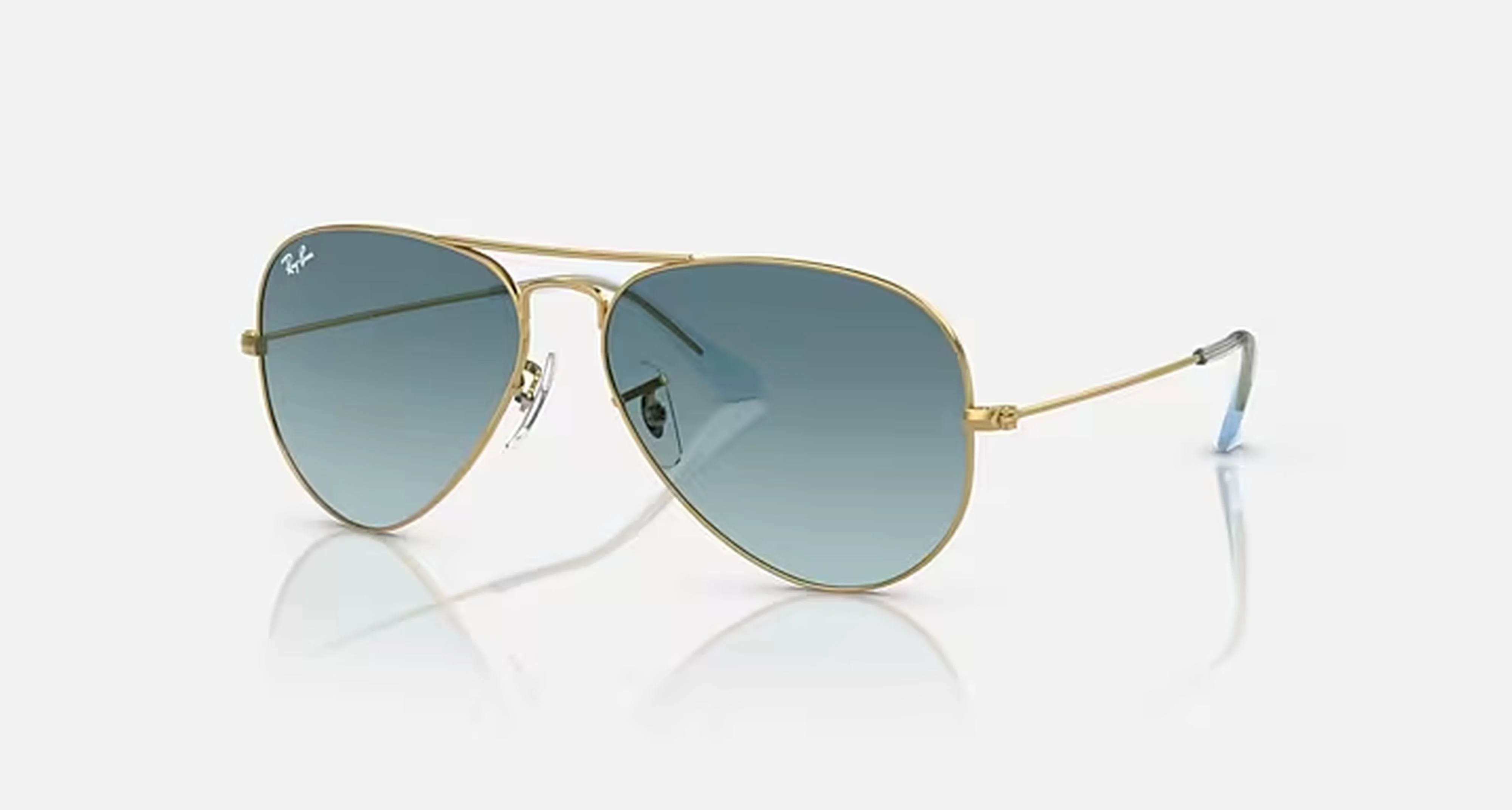AVIATOR GRADIENT UNISEX / GOLD - BLUE GRADIENT GREY |  Dial