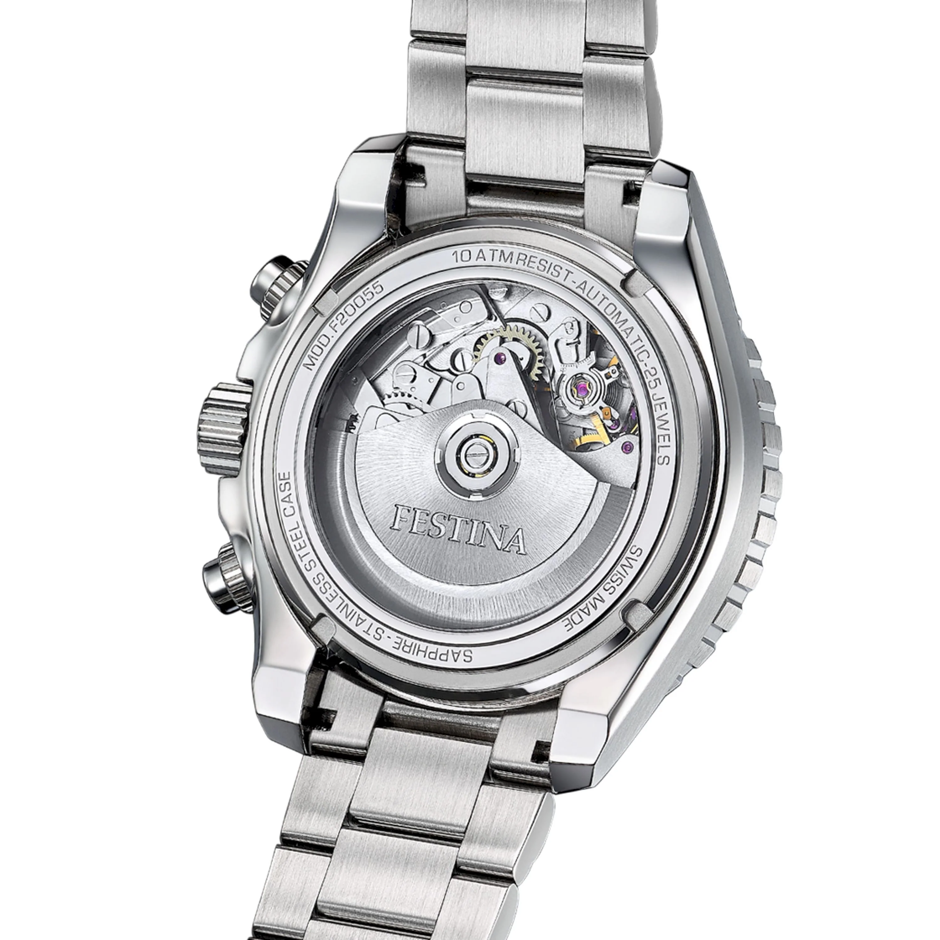 Aviator North Chrono White / Stainless Steel | White Dial - Image 2