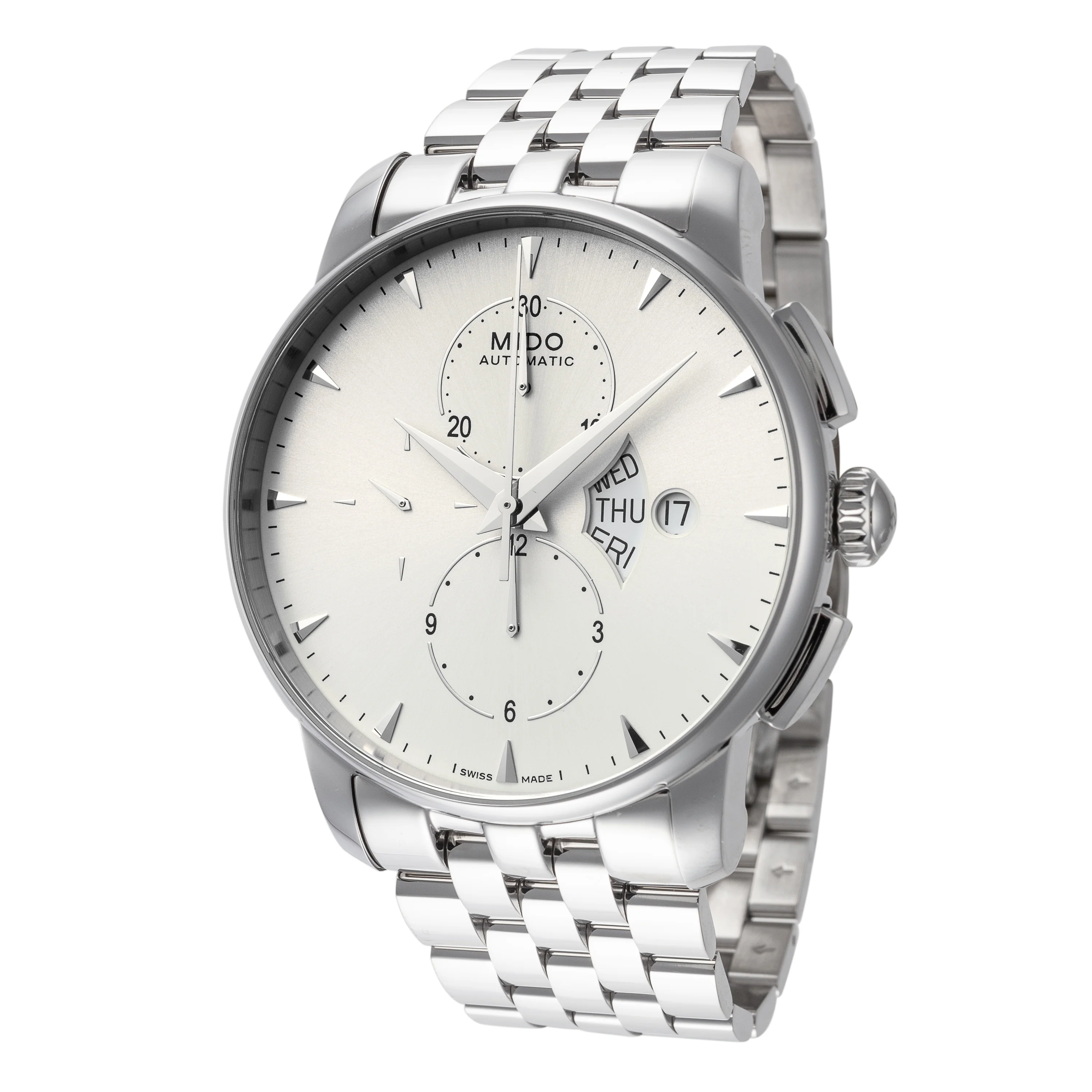 Baroncelli 42mm / Ivory / Silver | Ivory Dial