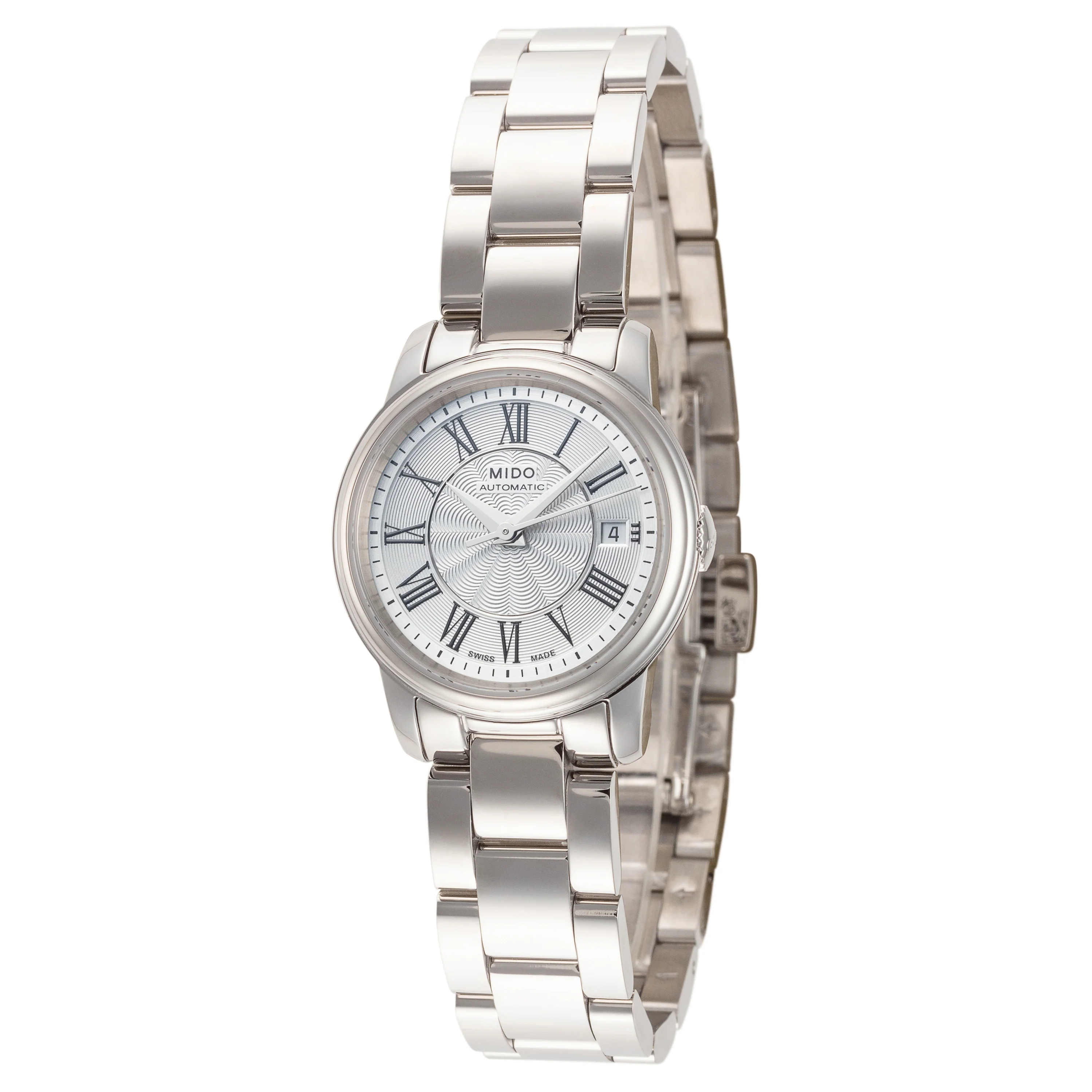 Baroncelli III 25mm / Silver / Silver | Silver Dial