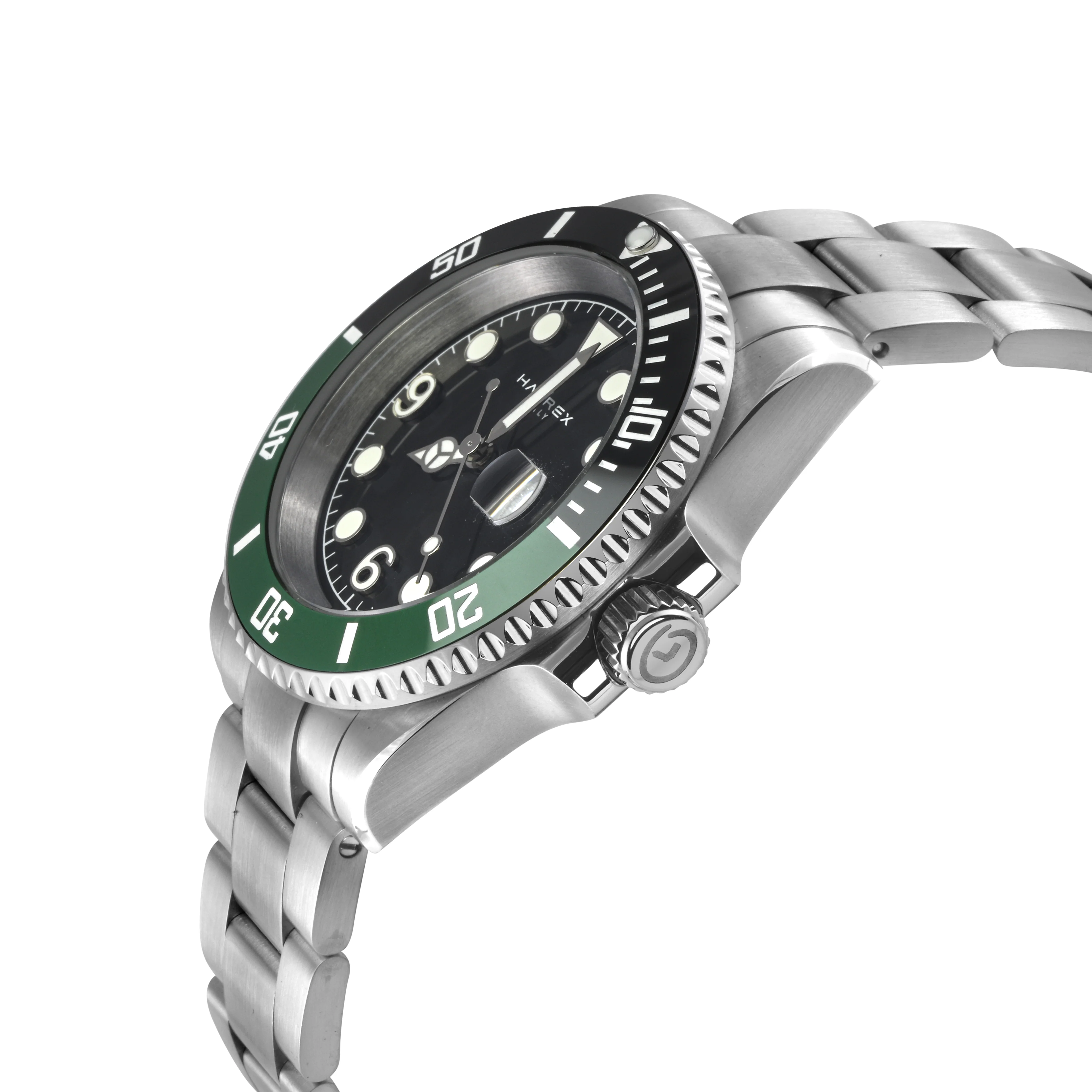 Barracuda 316L Case, Black Sunray Dial, Ceramic Bezel, 316L Stainless Steel Bracelet - Image 2