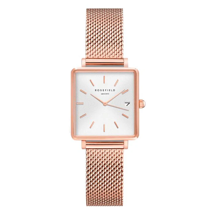Boxy 26mm / White / Rose Gold | White Dial