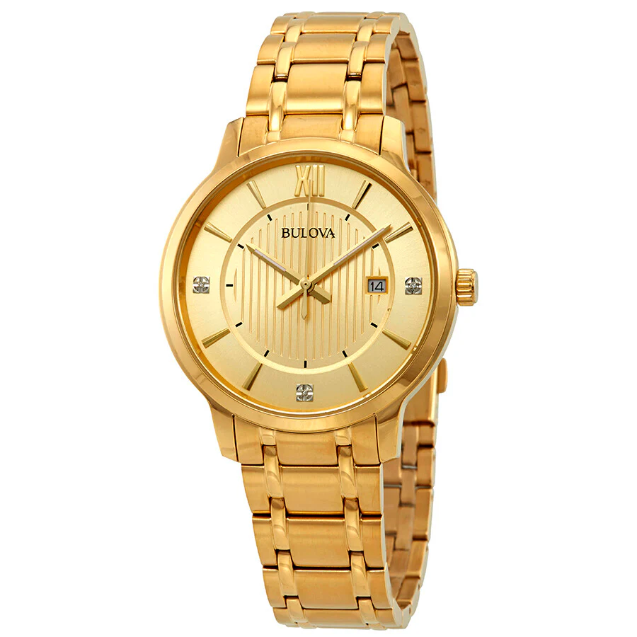 Bulova 42mm / Gold / Gold | Gold Dial
