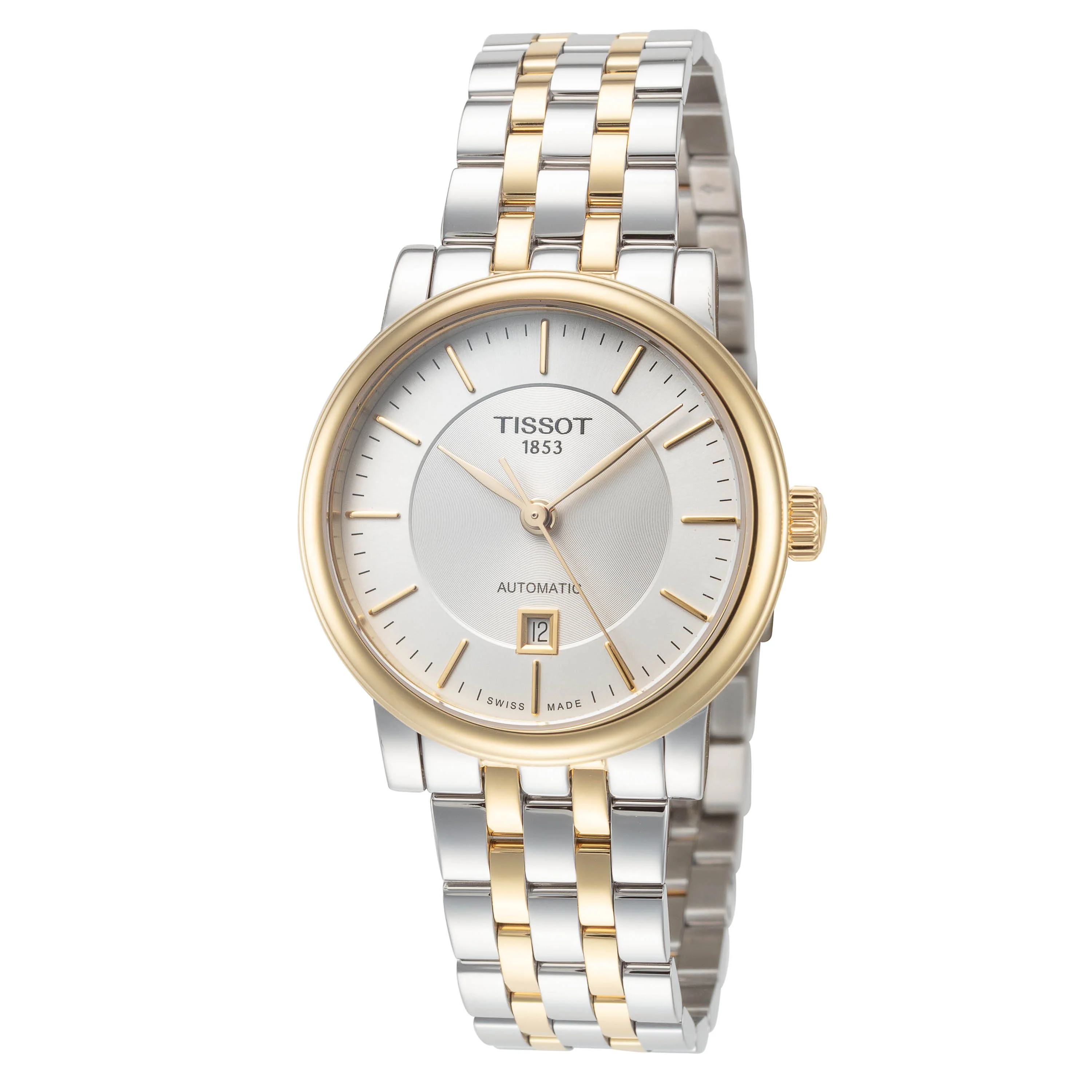Carson 30mm / Silver / Silver and Rose Gold Silver Dial