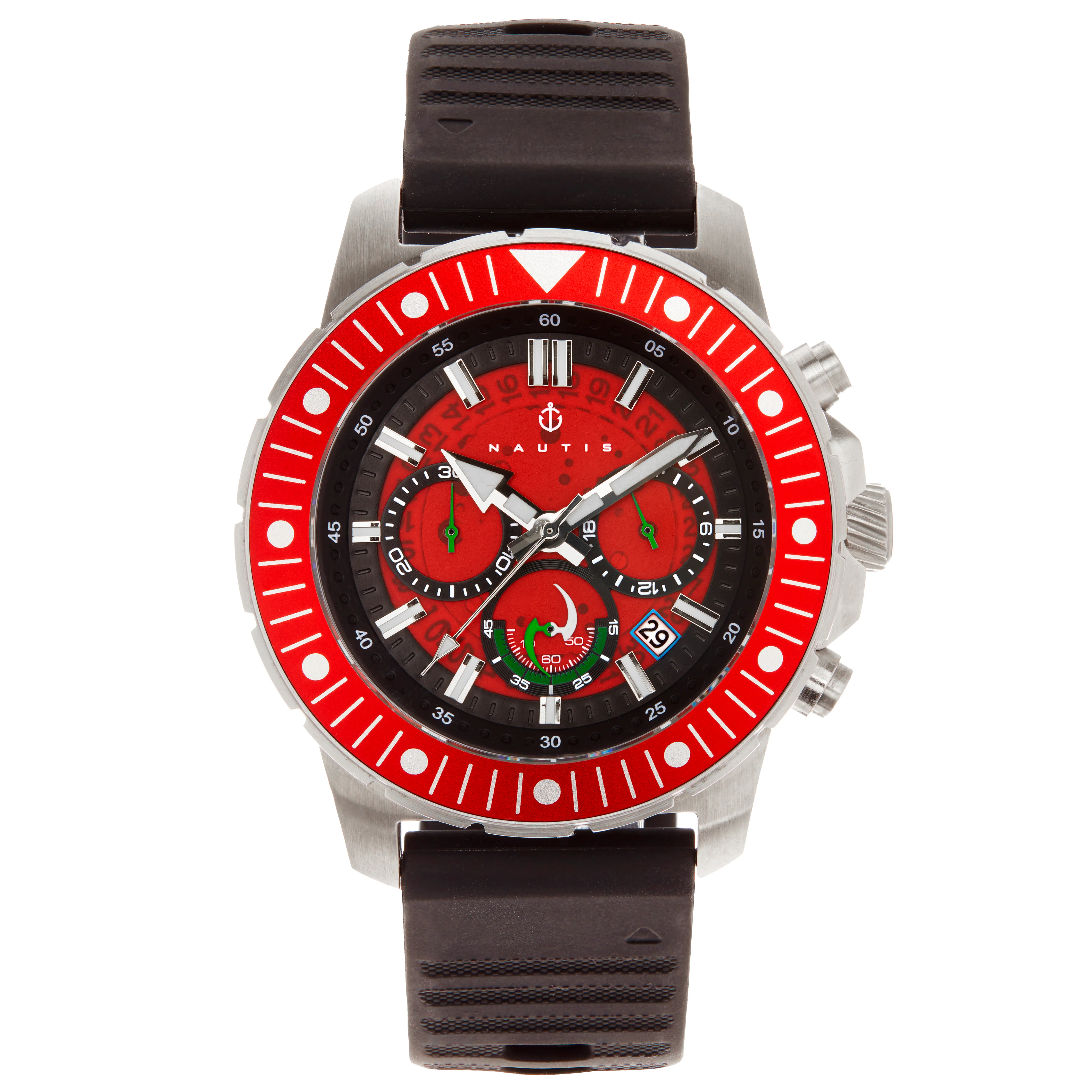Caspian Black/Red | Red Dial