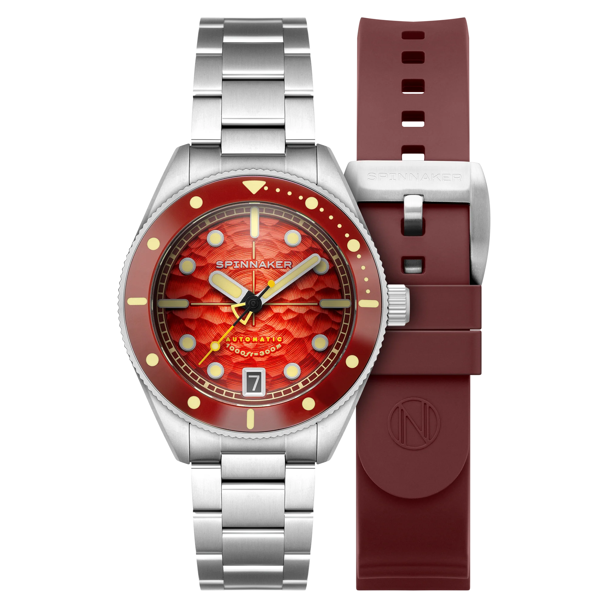 CHALLENGER AUTOMATIC Red / Stainless Steel | Red Dial