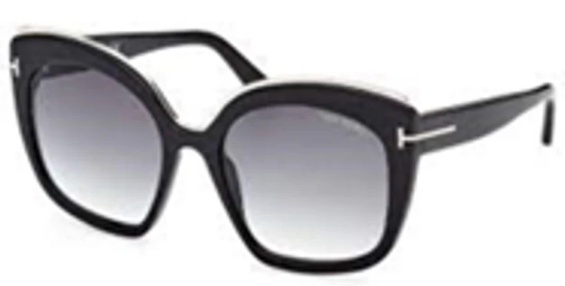 CHANTALLE SHINY BLACK / GRADIENT SMOKE