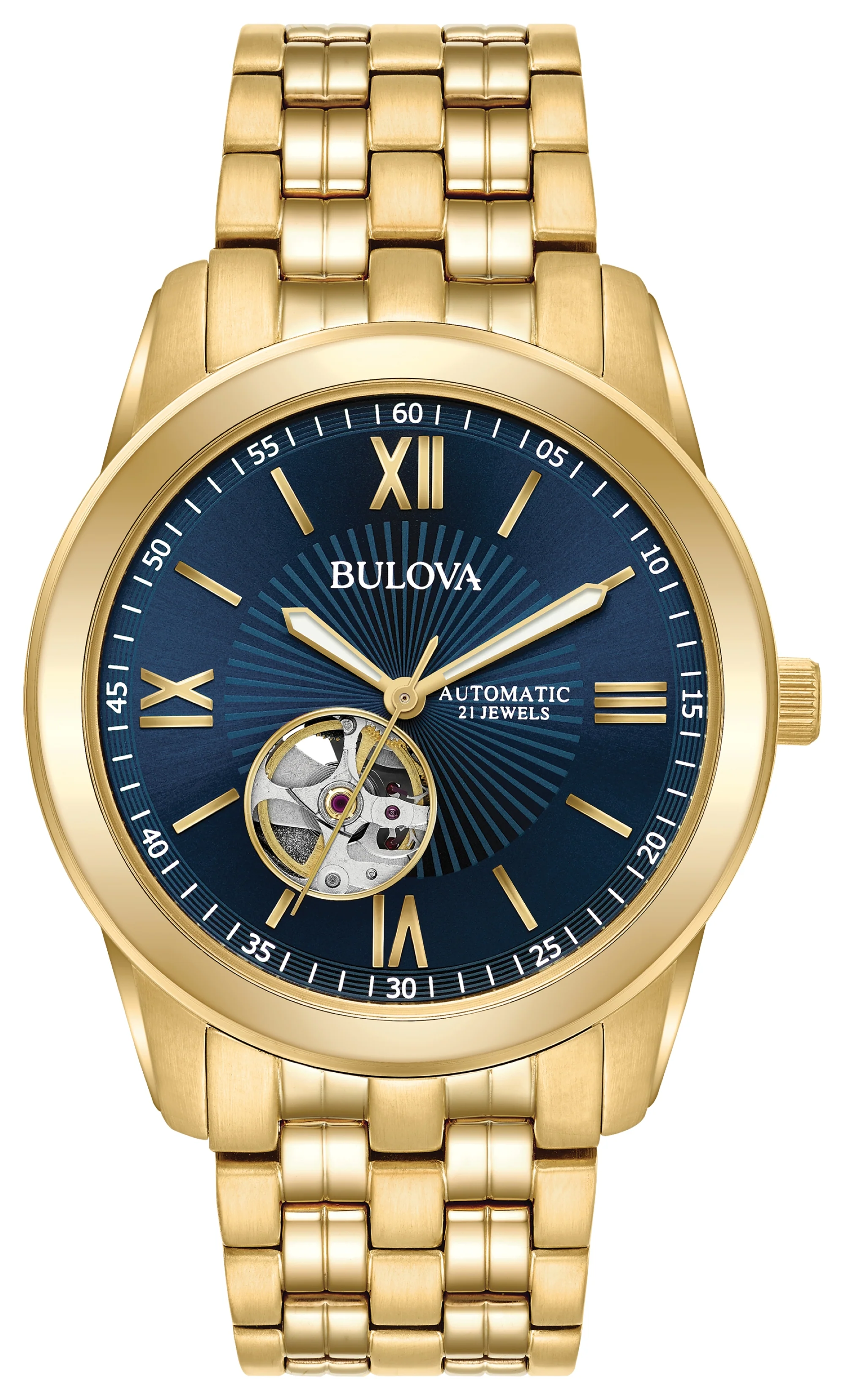 Classic 42mm / Navy / Gold | Navy Dial