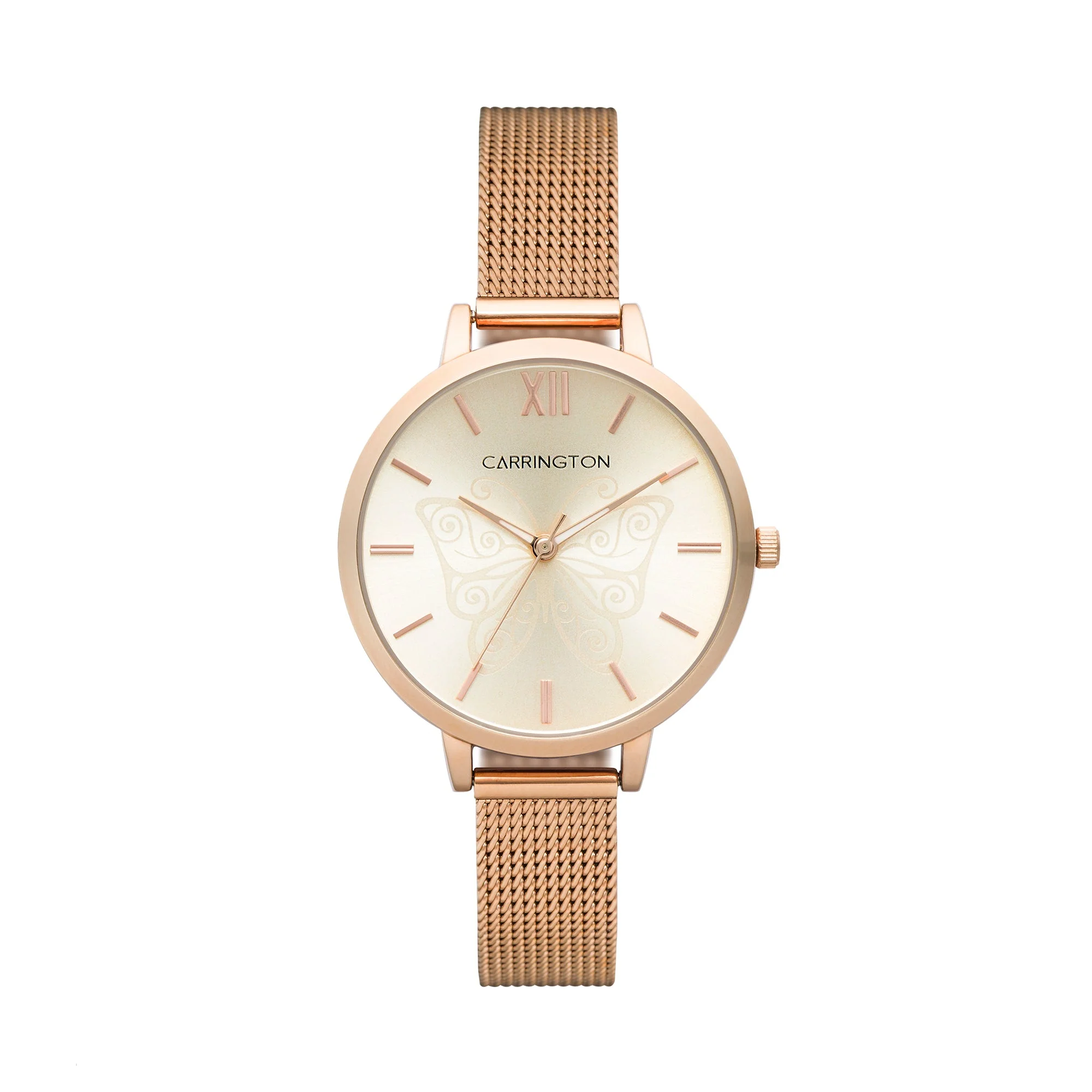 Clementine Rose Gold / Stainless Steel | Beige Dial