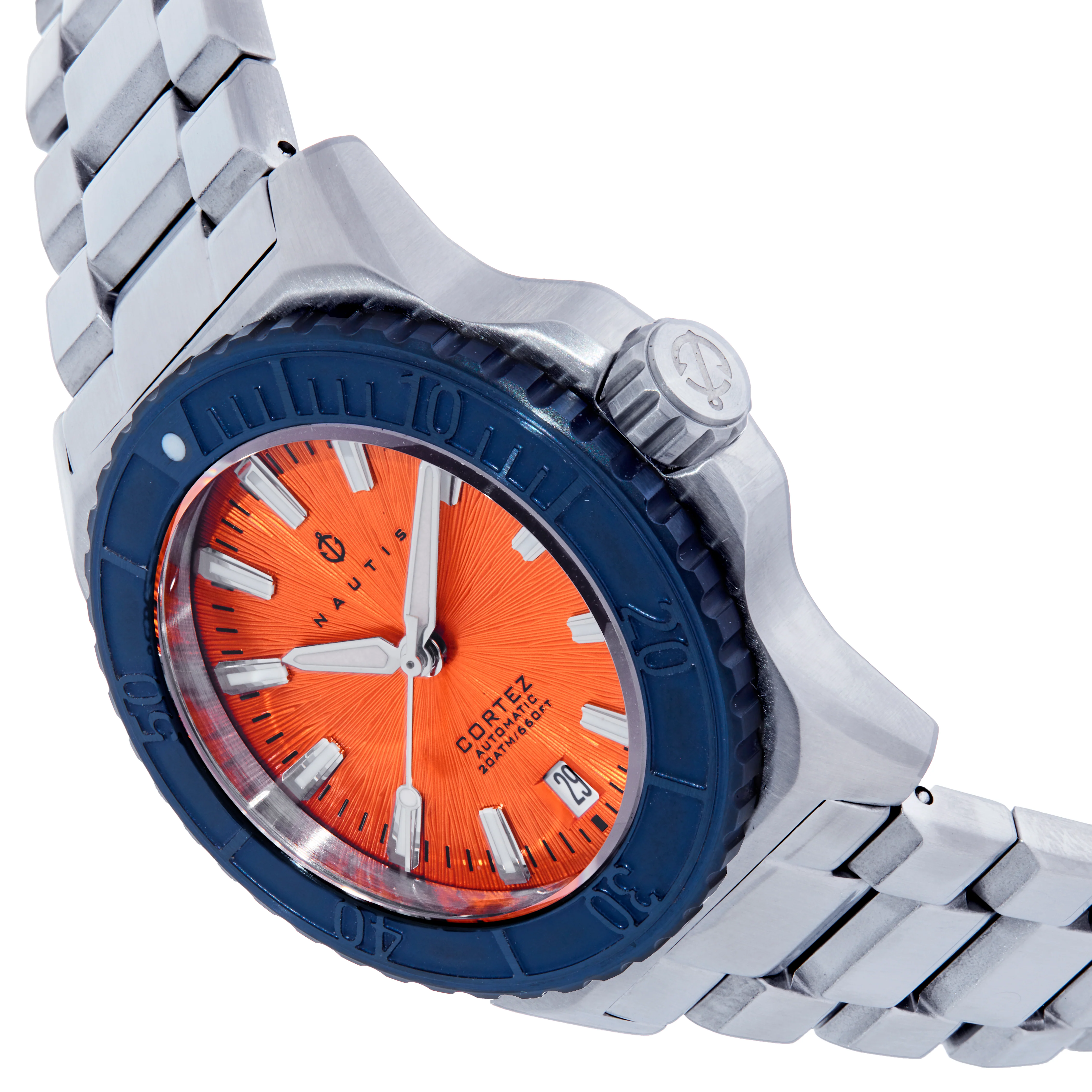 Cortez Automatic Orange/Navy | Navy Dial