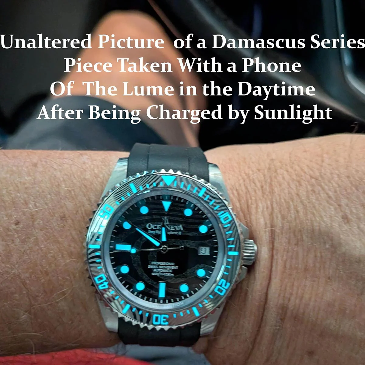 Damascus Deep Marine Explorer II Watch Grey Bezel | Dark Grey Dial - Image 34