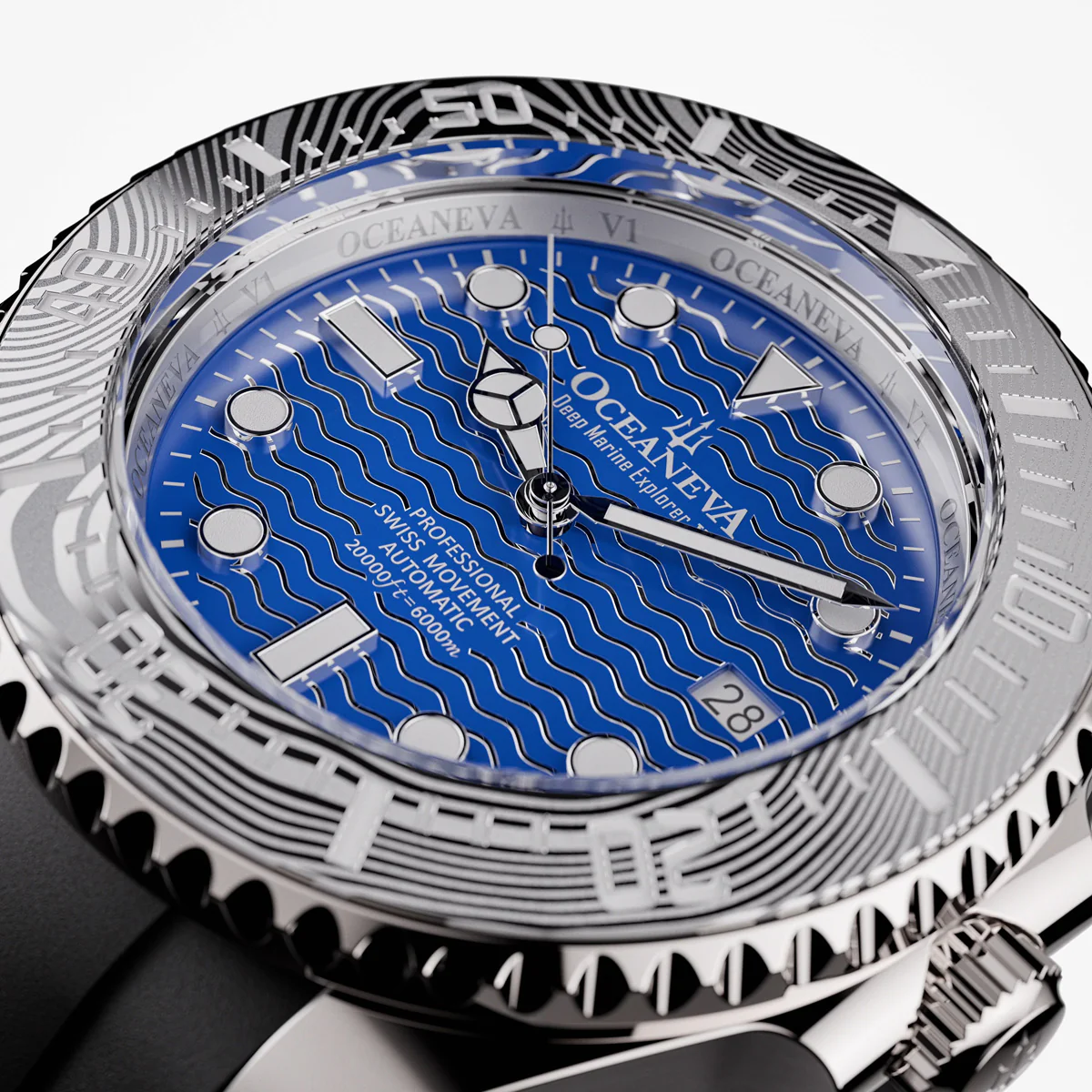 Deep Marine Explorer VI 6000m Grade 5 Titanium 6000m/BlueDial | Blue Dial - Image 17