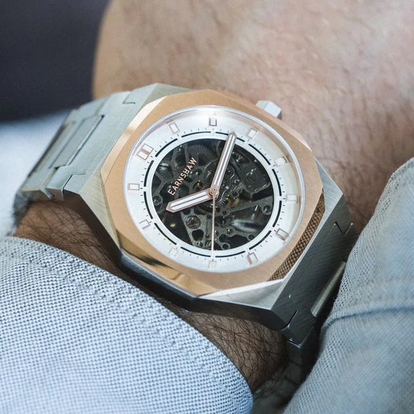 Drake Skeleton Automatic White Dial / Stainless Steel | White Dial - Image 7