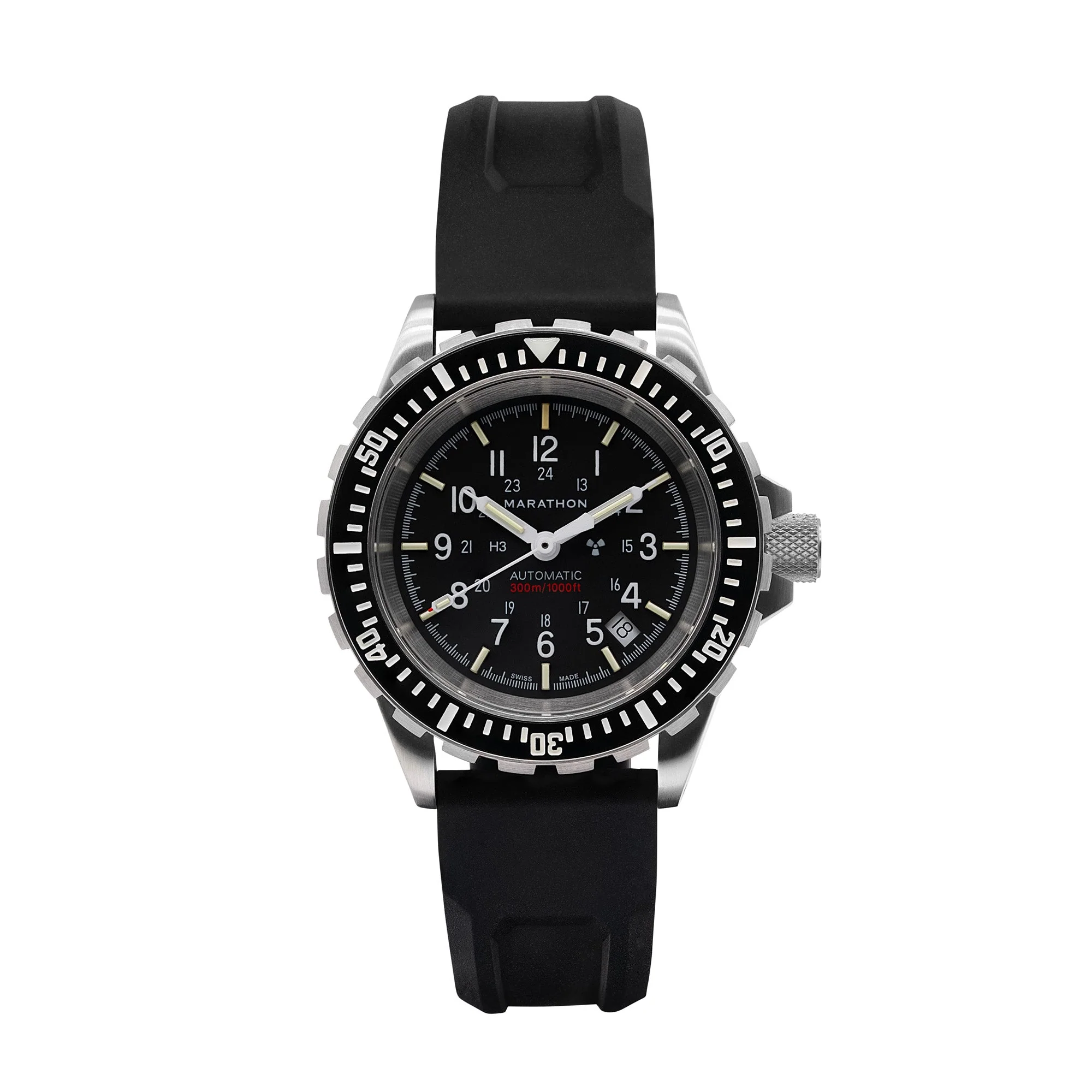 Dive SS/BKSS 3PC RUBBER (WW194006SS-0130) | Black Dial