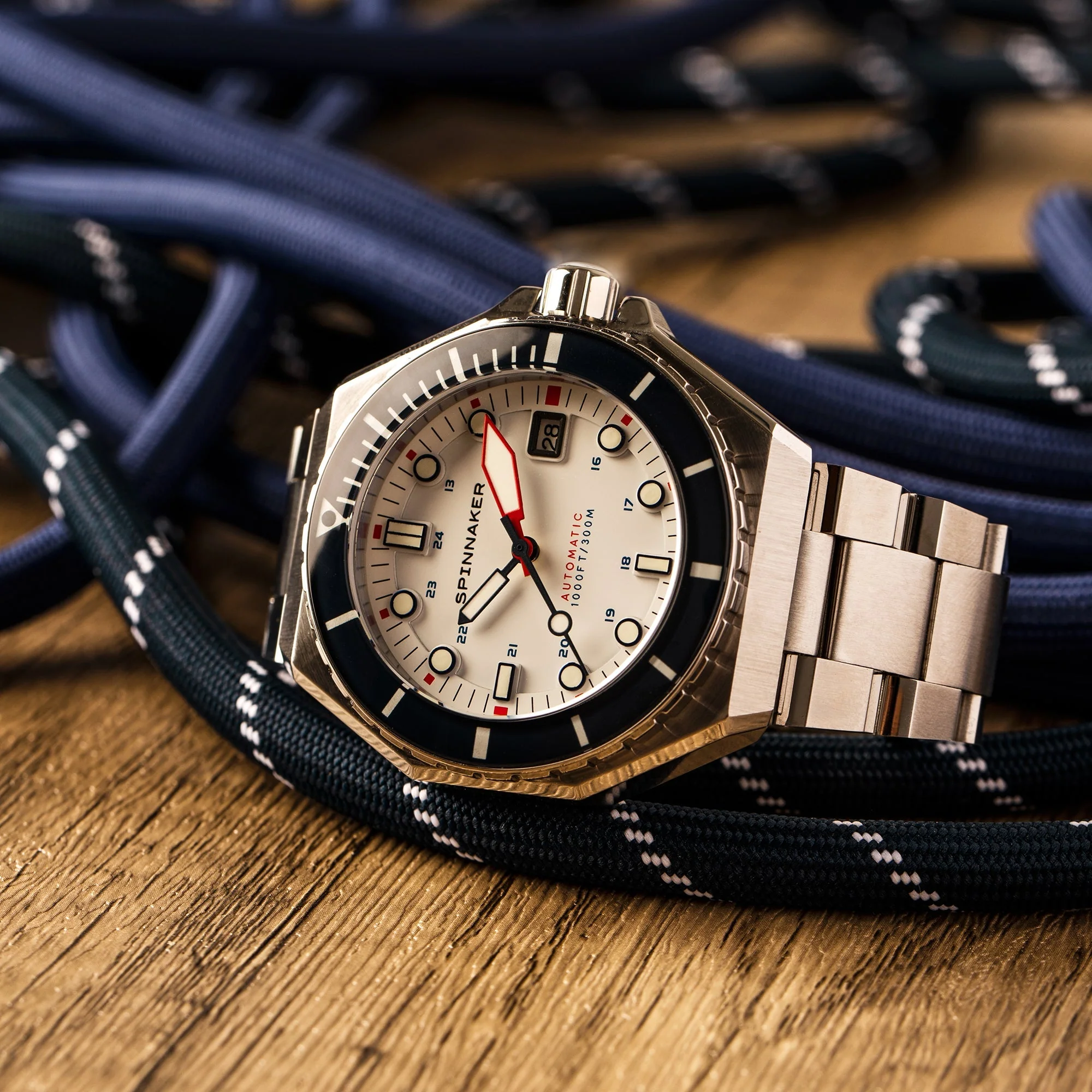 Dumas White / Blue / Stainless Steel | White Dial - Image 5