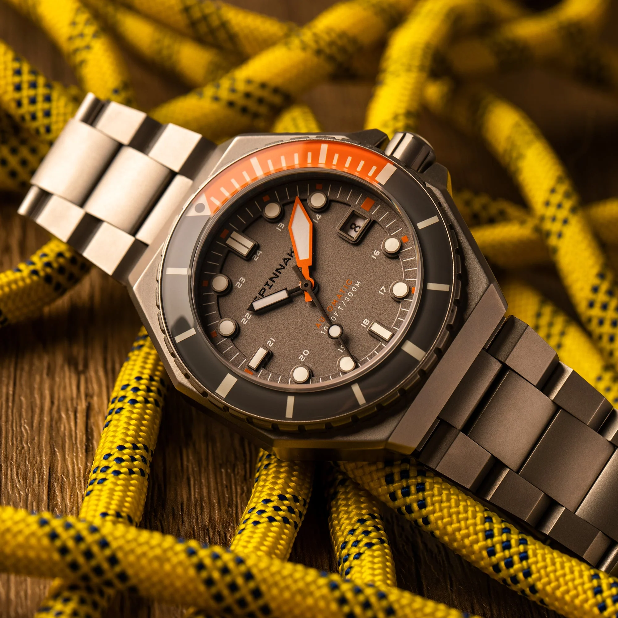 Dumas Gray Dial / Orange / Stainless Steel | Gray Dial - Image 12