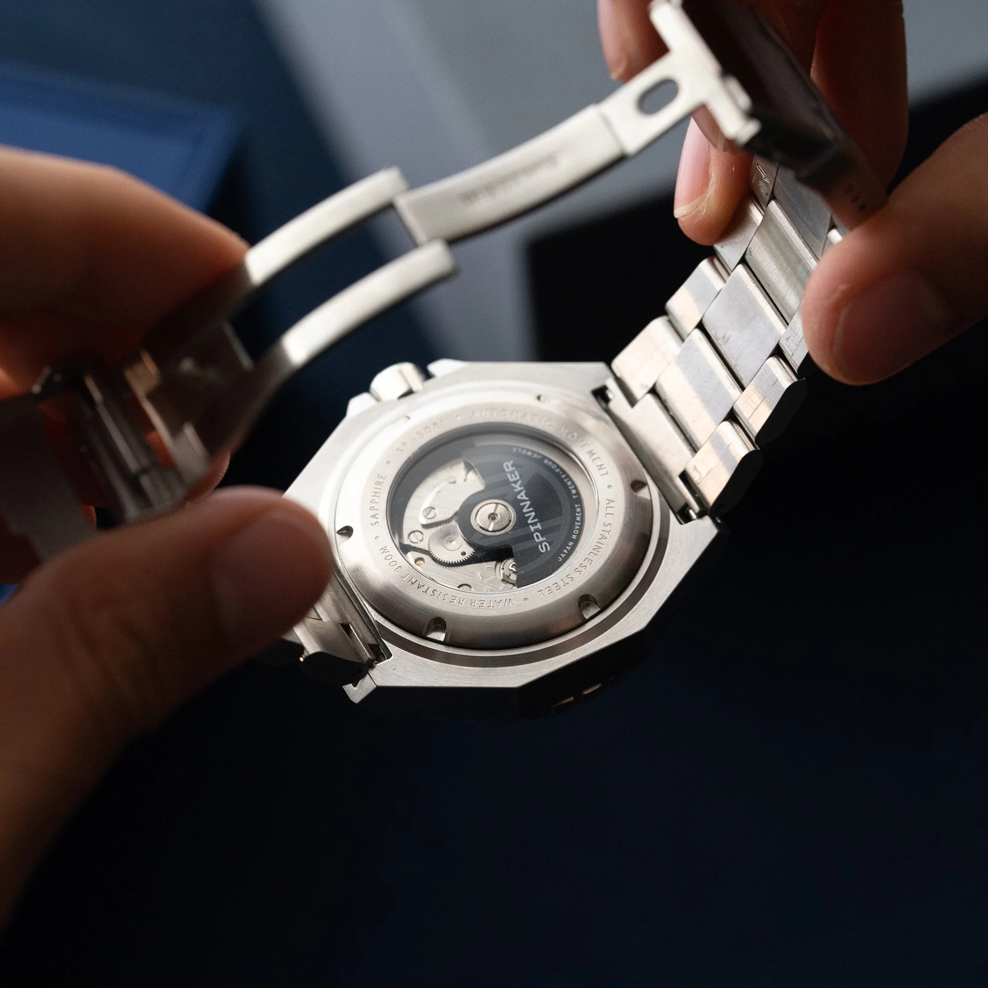 Dumas Gray Dial / Orange / Stainless Steel | Gray Dial - Image 5