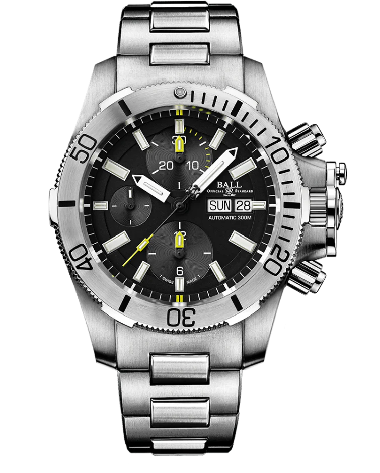 Engineer Hydrocarbon Submarine Warfare Chronograph Black | Black Dial