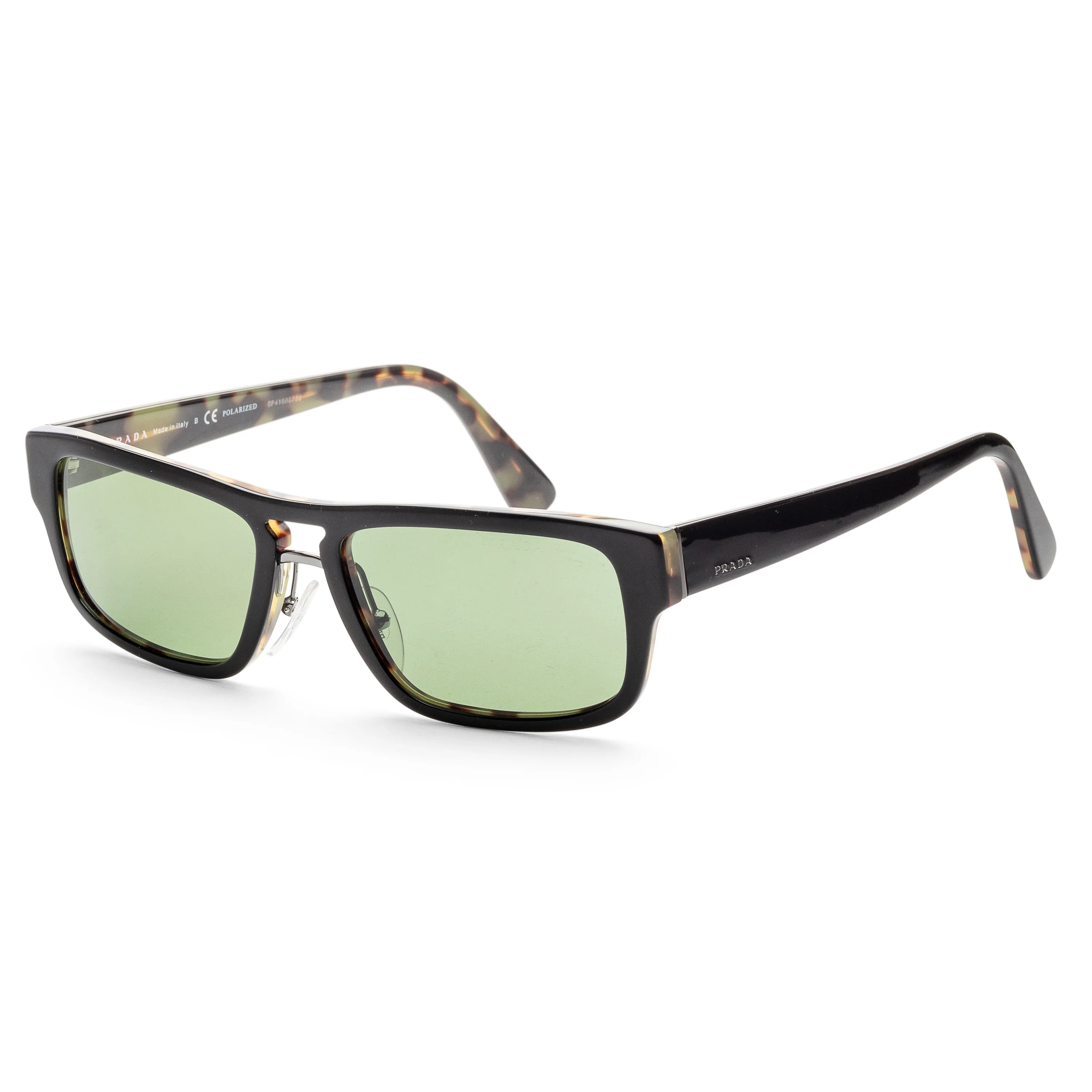 Fashion Top Black/Medium Havana Frame, Polar Green Lens | Dial