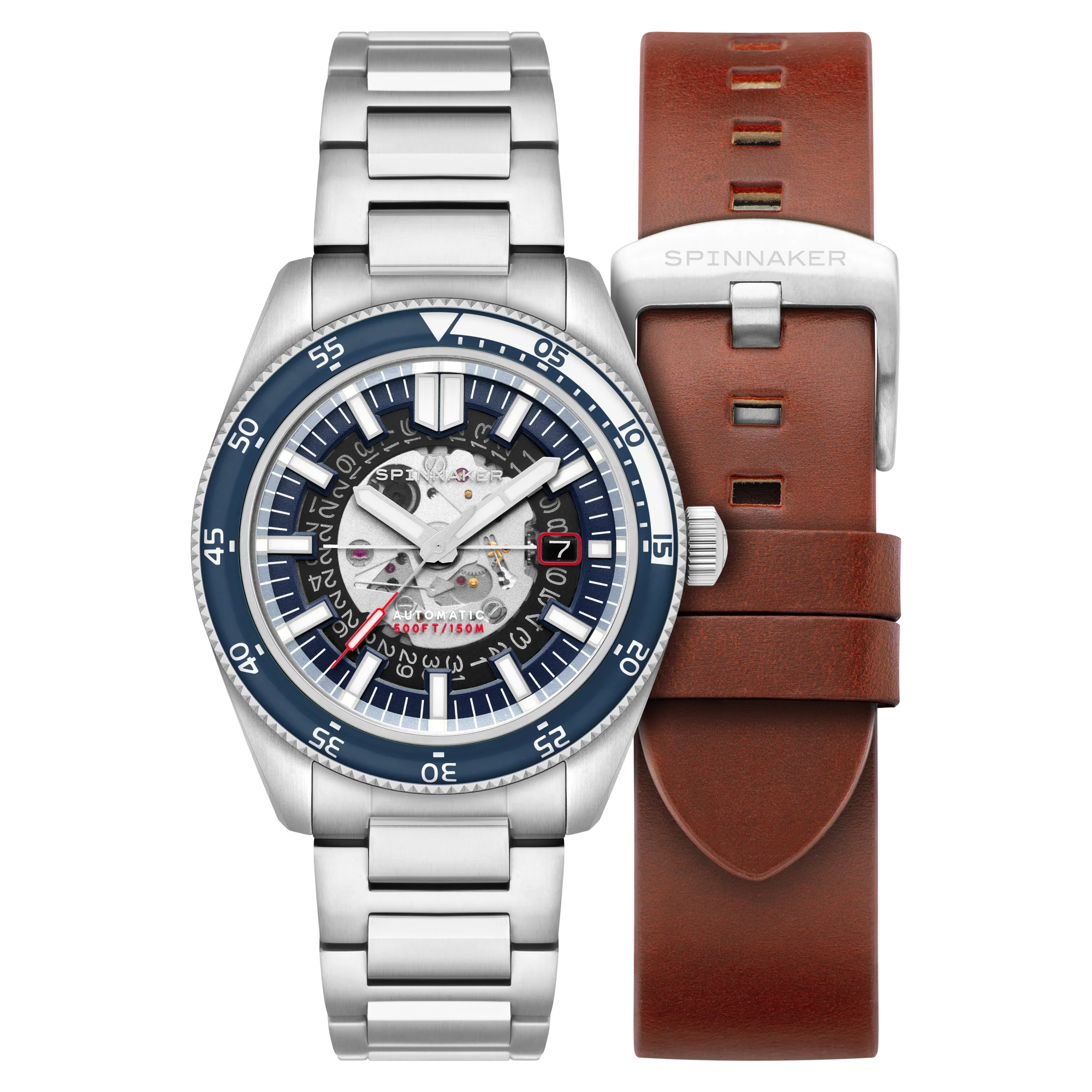 Fleuss Automatic Severn Edition Blue / Stainless Steel | Blue Dial