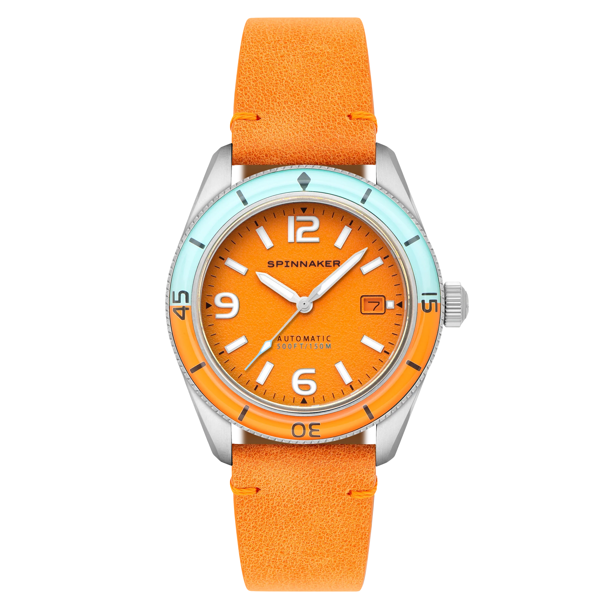 Fleuss Automatic Orange / Leather | Orange Dial