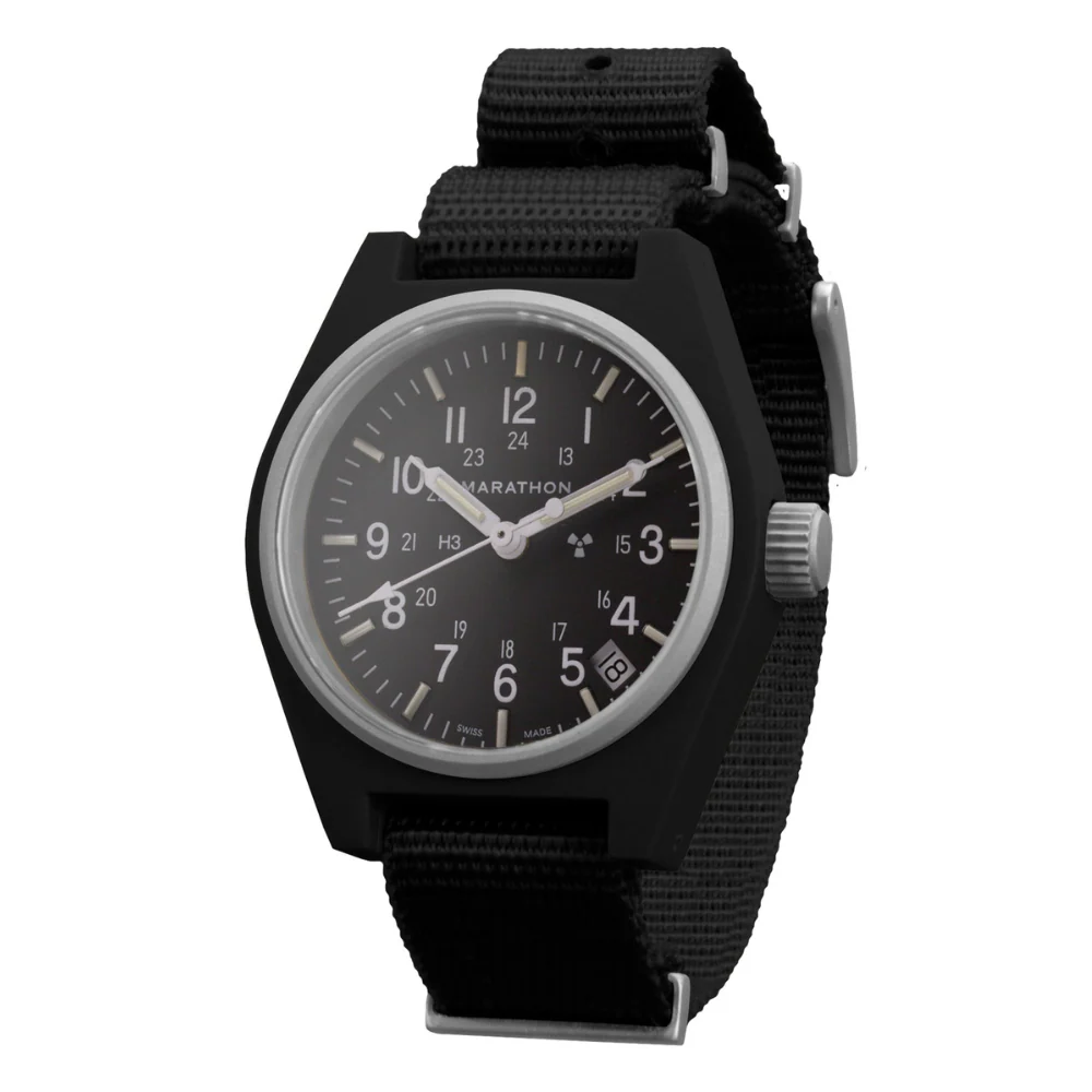 General Purpose Quartz Black Sterile/Def Std | Matte Black Dial