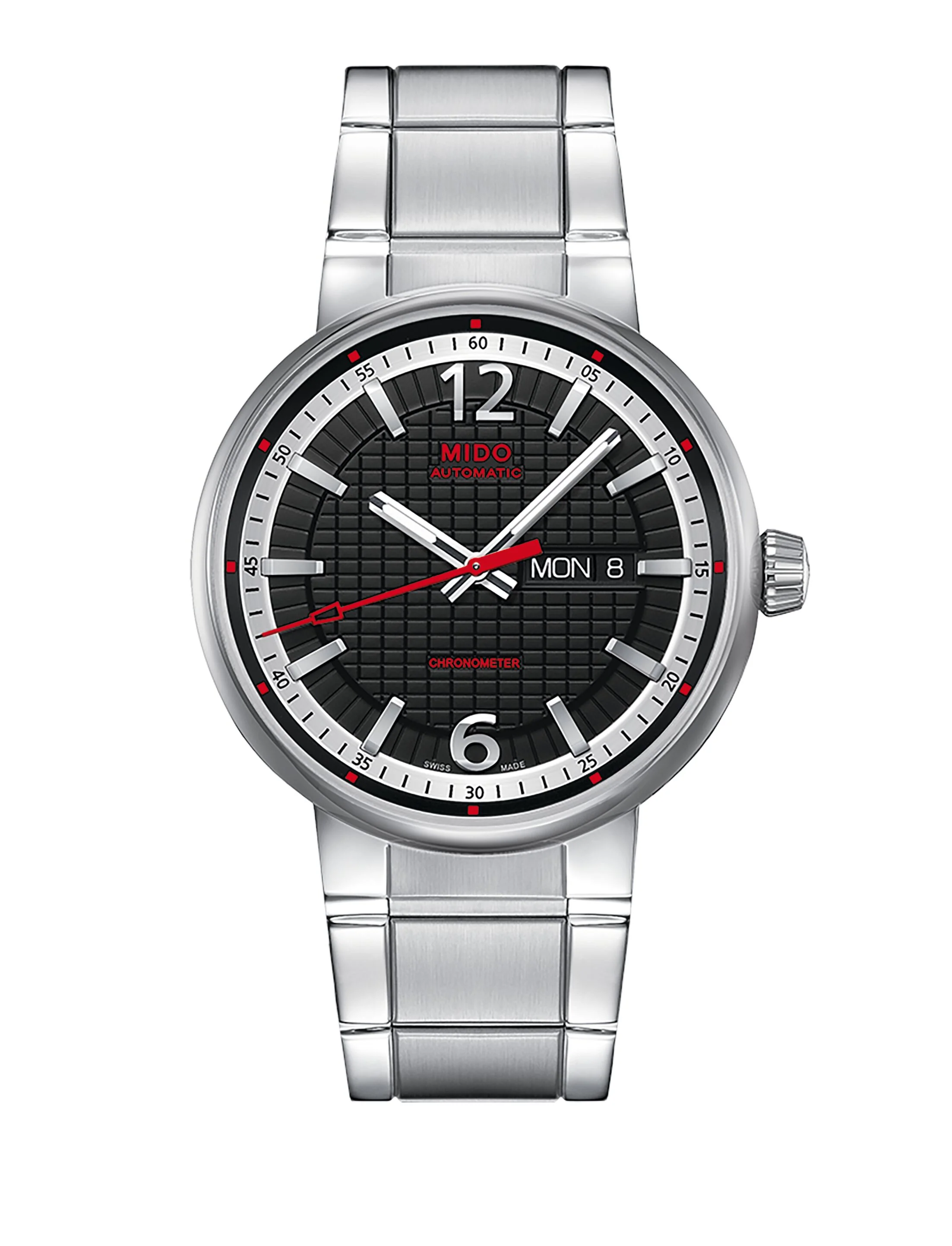 GREAT WALL CHRONOMETER Silver/SS | Black Dial