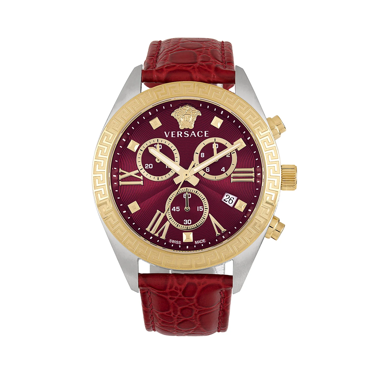 Greca Chrono 40mm / Red / Red | Red Dial