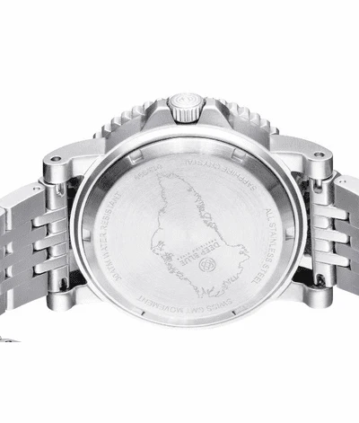 Green Land Diver Gmt 2 44mm White / Rubber | White Dial - Image 3