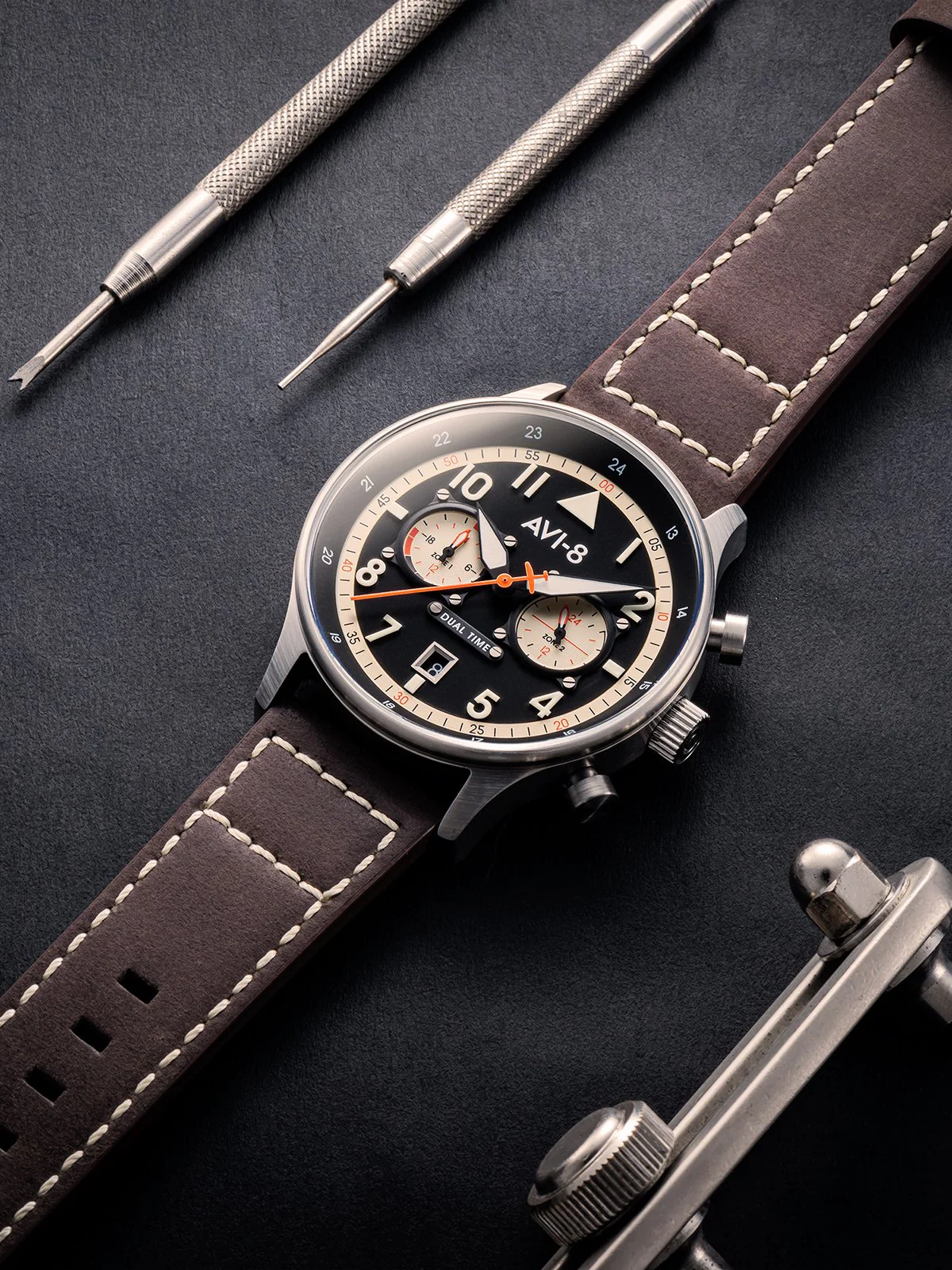 Hawker Hurricane Carey Dual Time Manston | Black Dial - Image 11