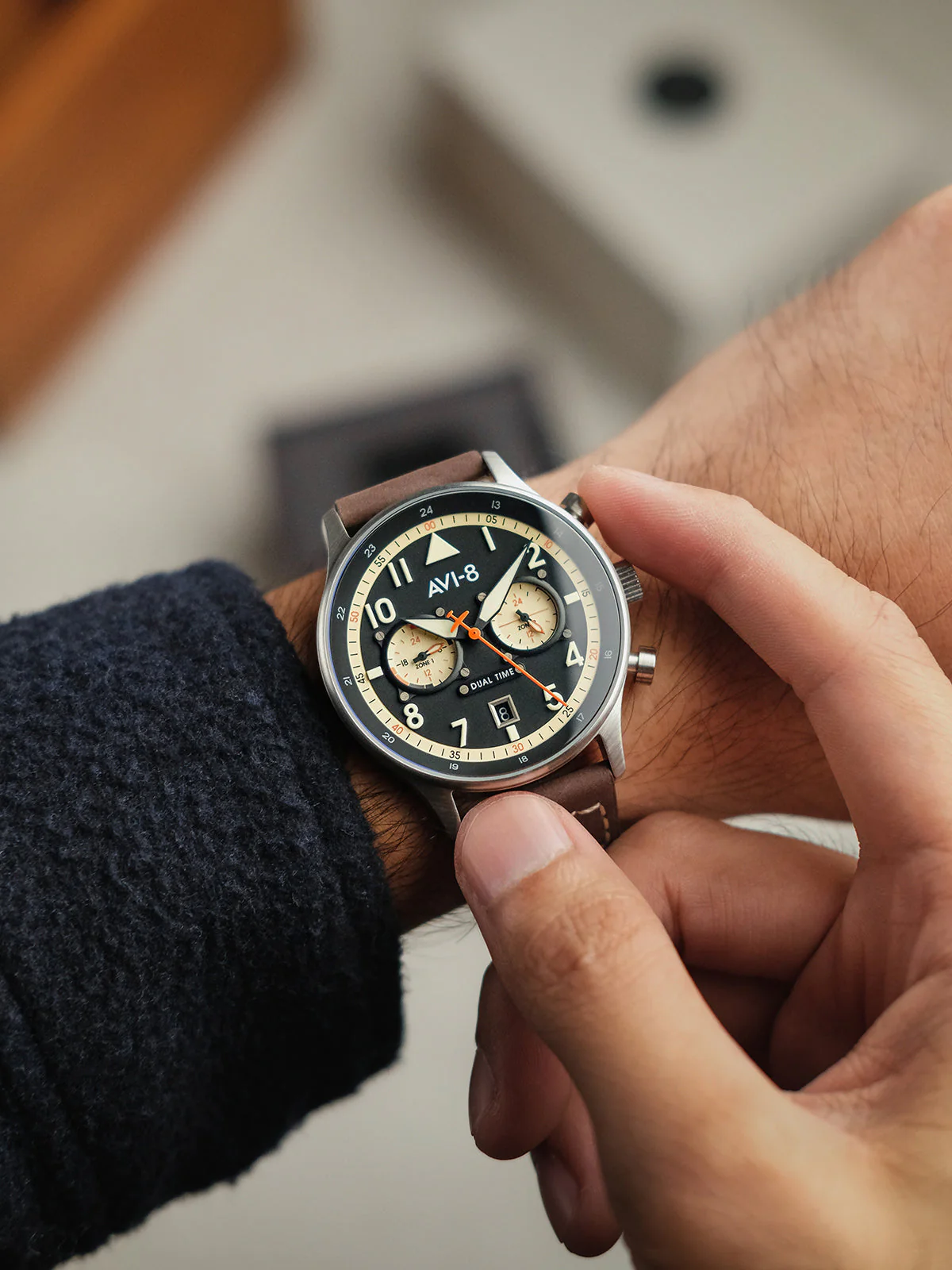 Hawker Hurricane Carey Dual Time Manston | Black Dial - Image 9