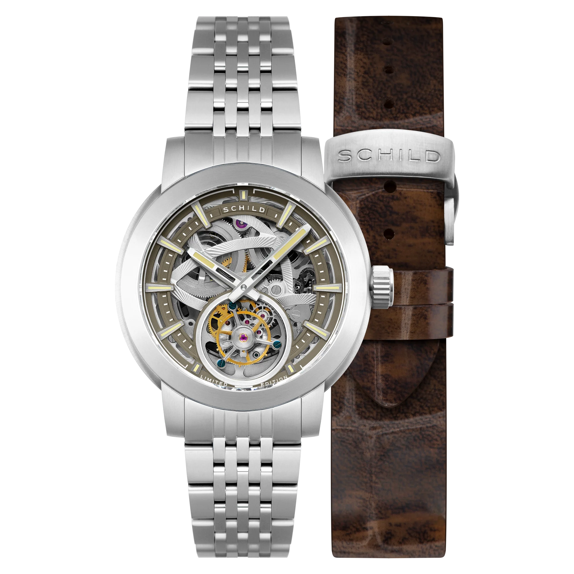 Heinrich Tourbillon Limited Edition Grey / Stainless Steel | Grey Dial