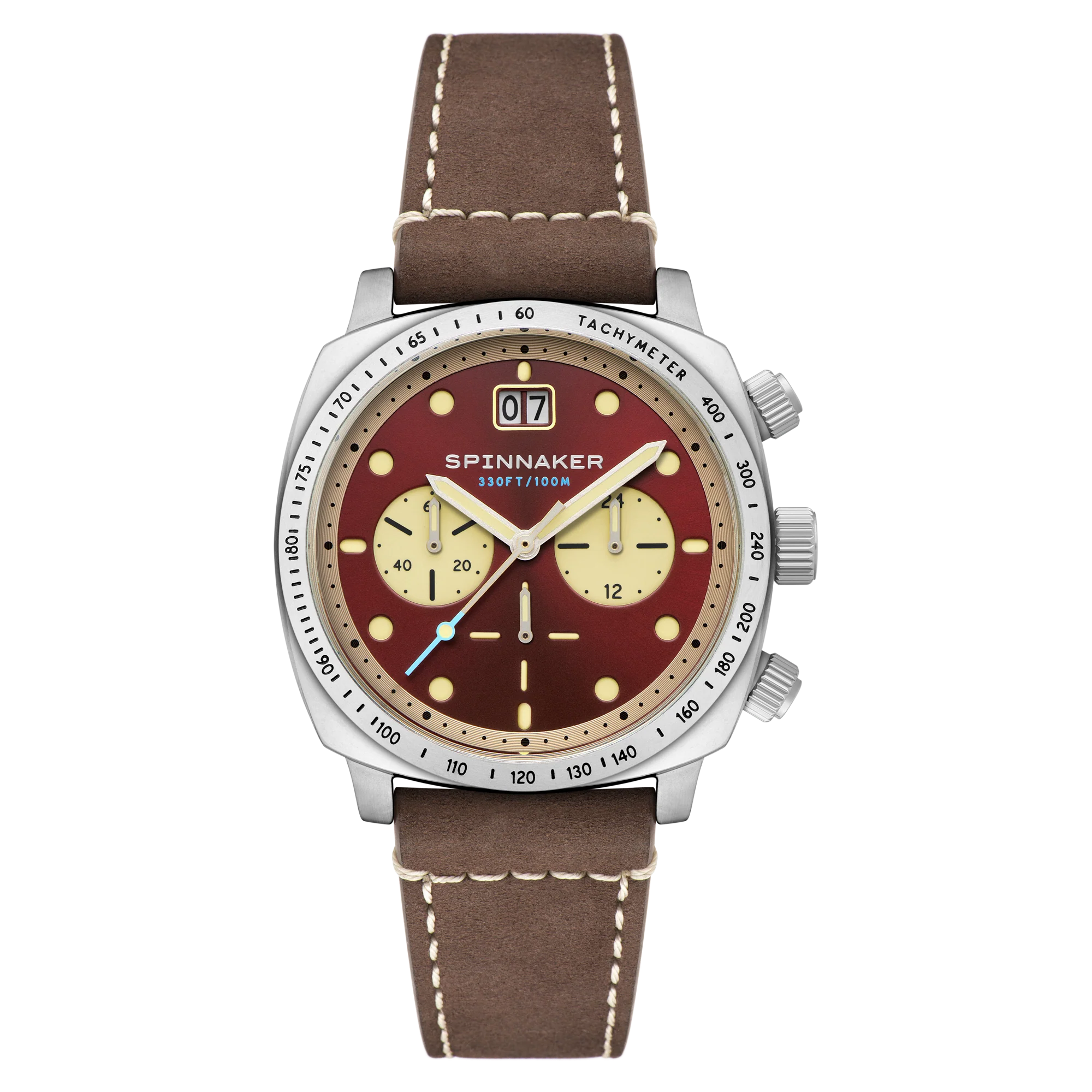 Hull Chronograph Red / Leather | Red Dial