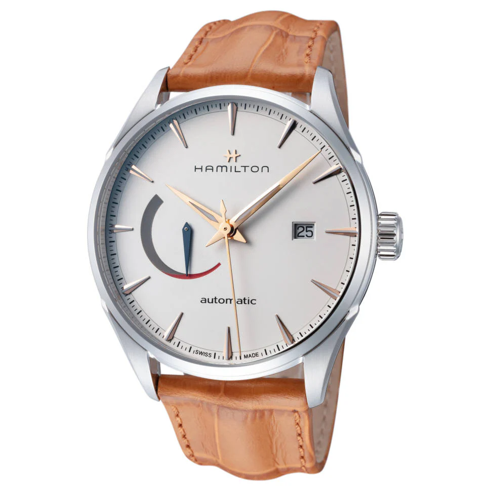 Jazzmaster 42mm / Silver / Brown Silver Dial