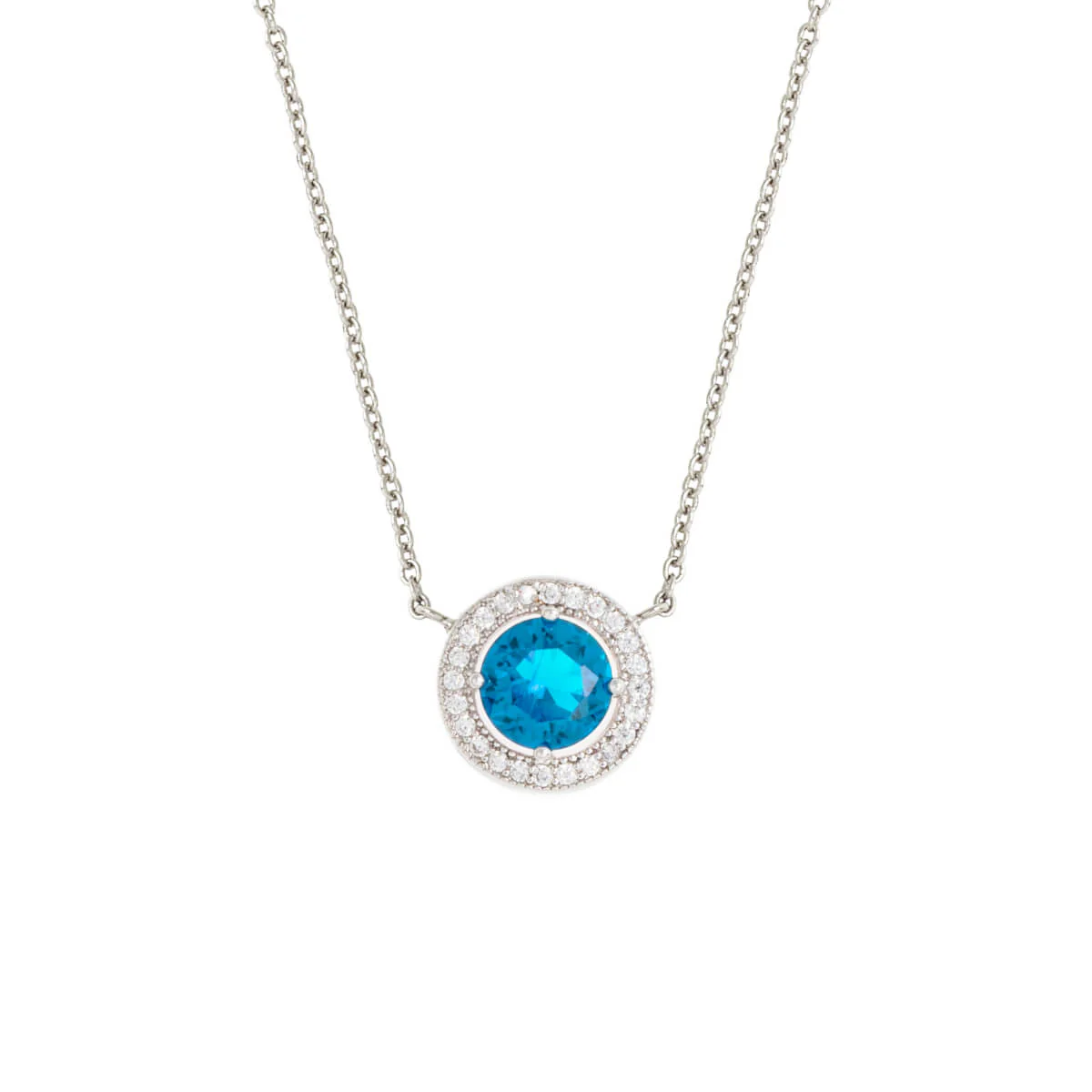 Juliet Pendant Necklace 18k White Gold
