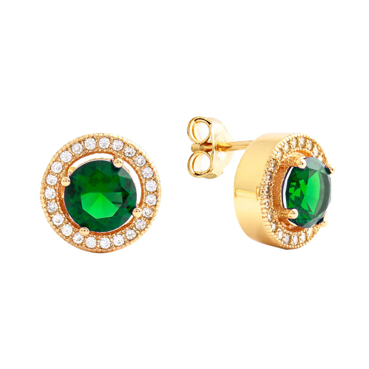 Juliet Stud Earrings 18k Yellow Gold