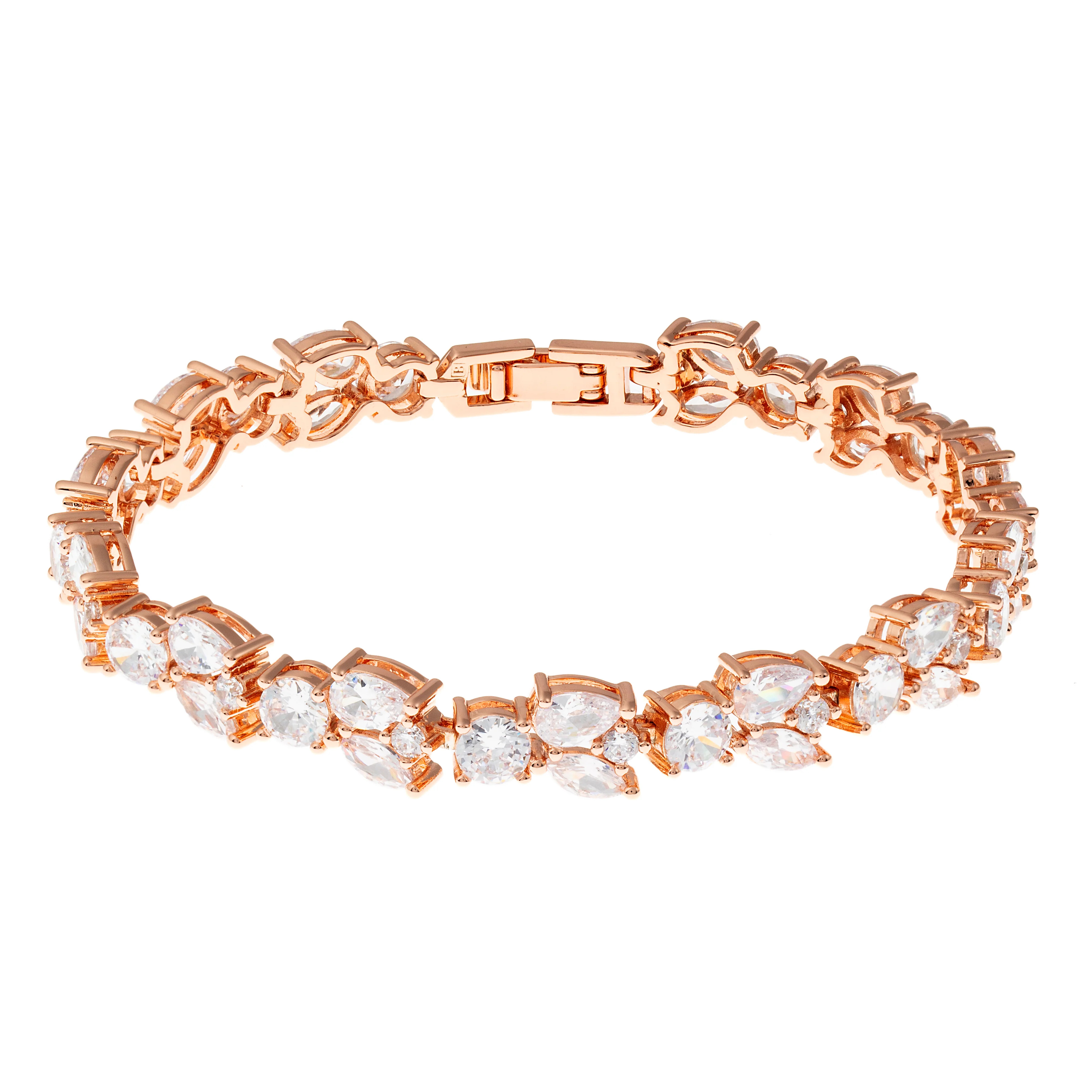 Juliet Tennis Bracelet 18k Rose Gold