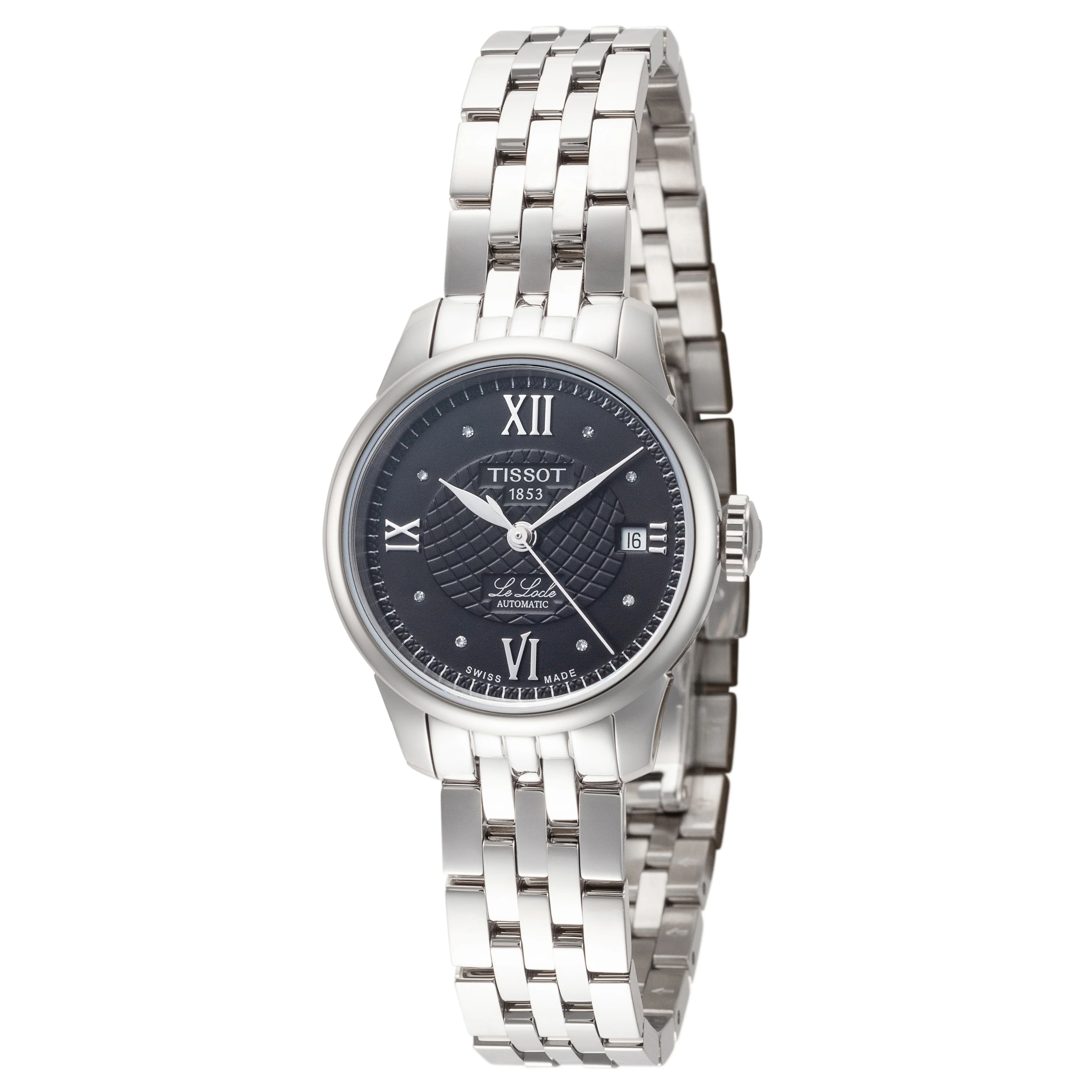 Le Locle 25.3mm / Black / Silver | Black Dial
