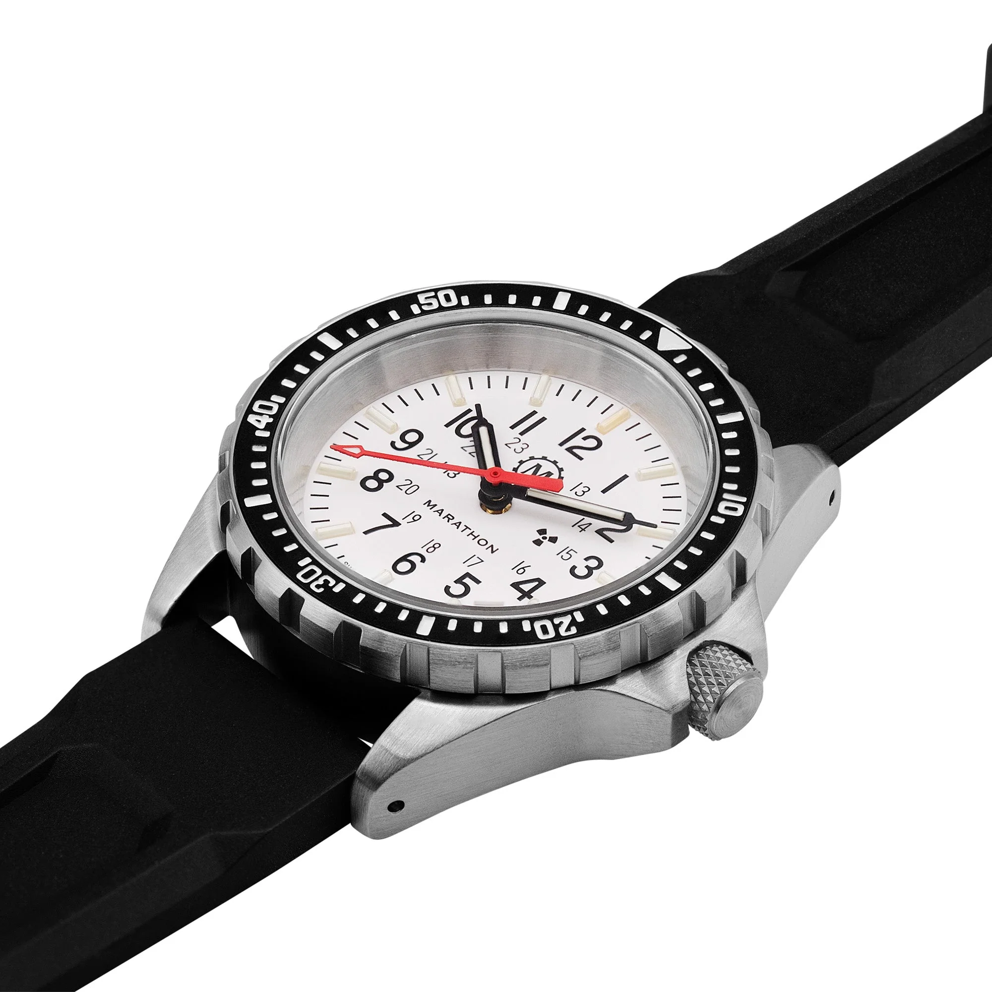 Divers Auto Medium Search and Rescue Quartz White NGM/Rubber | Arctic White Dial - Image 16