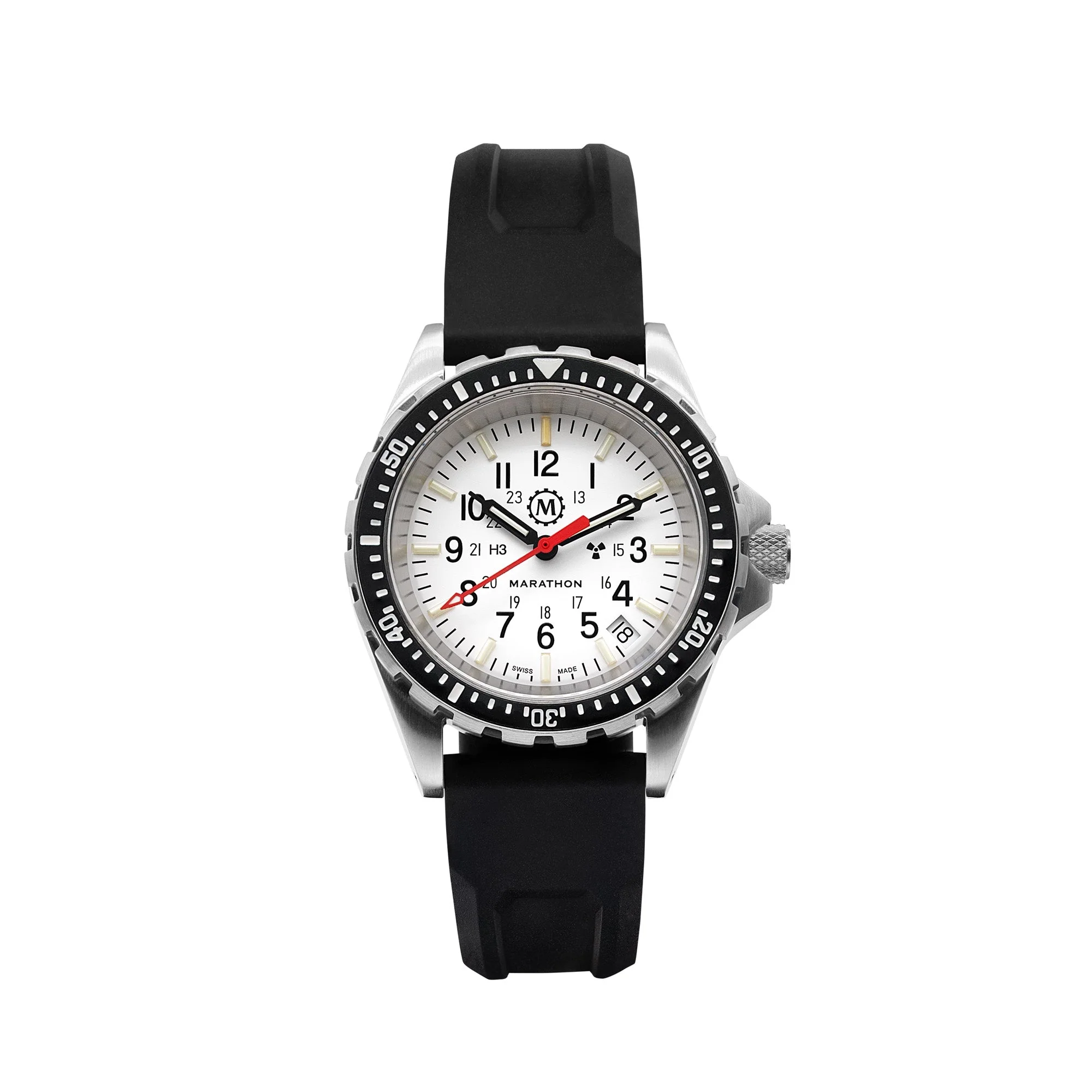 Divers Auto Medium Search and Rescue Quartz White NGM/Rubber | Arctic White Dial - Image 20
