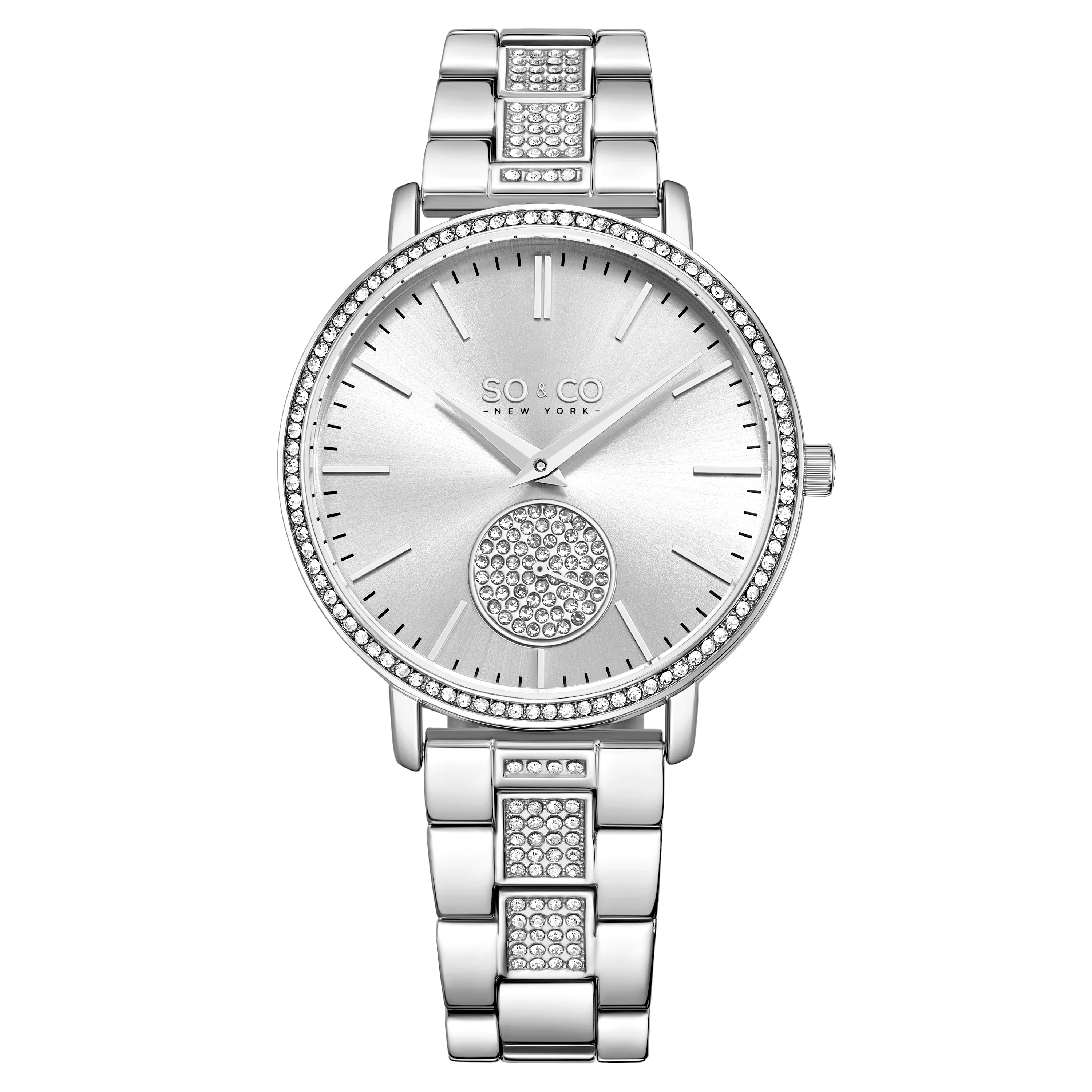 Madison-5525.1 Silver/Stainless Steel | Silver Dial