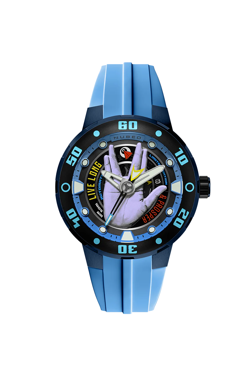 Mariner Automatic Star Trek Live Long & Prosper Limited Edition Blue / Silicone | Blue Dial