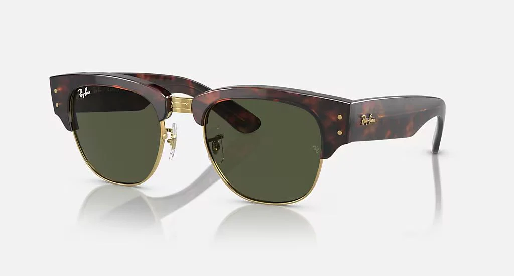 MEGA CLUBMASTER UNISEX Mock Tortoise On Arista / Green | Dial