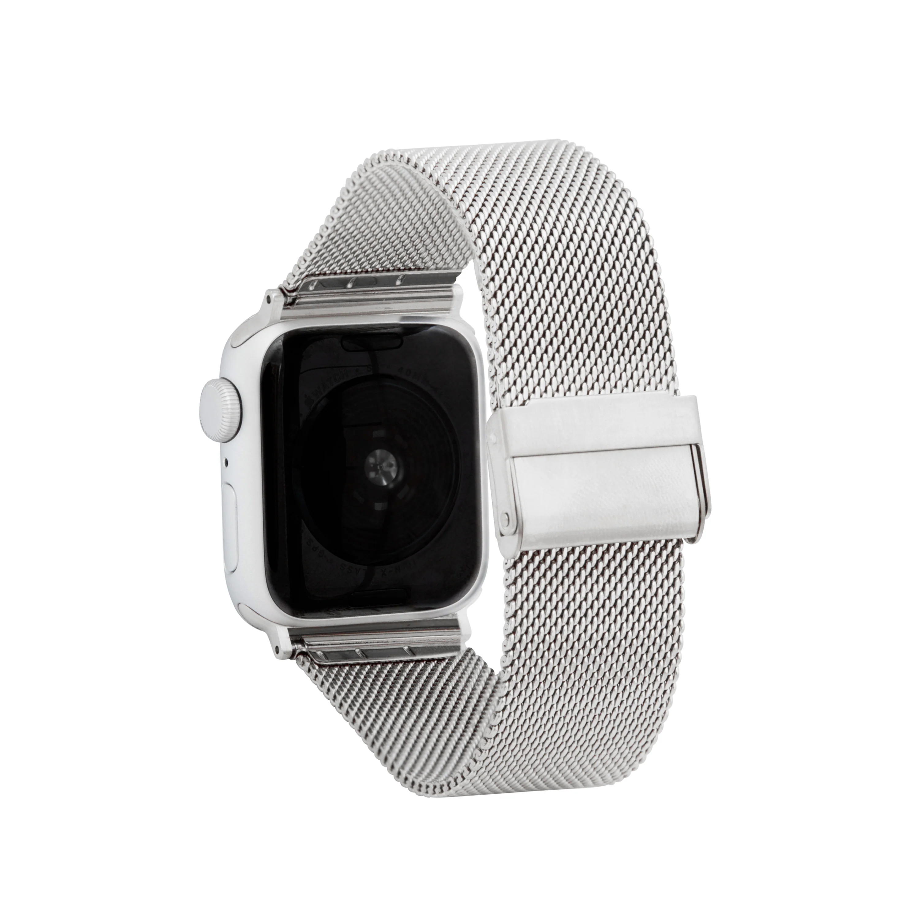 Mesh Band for Apple Watch Series 9/8/7/6/5/4/3/2/1/SE Silver (42mm | 44mm | 45mm | 49mm) |  Dial